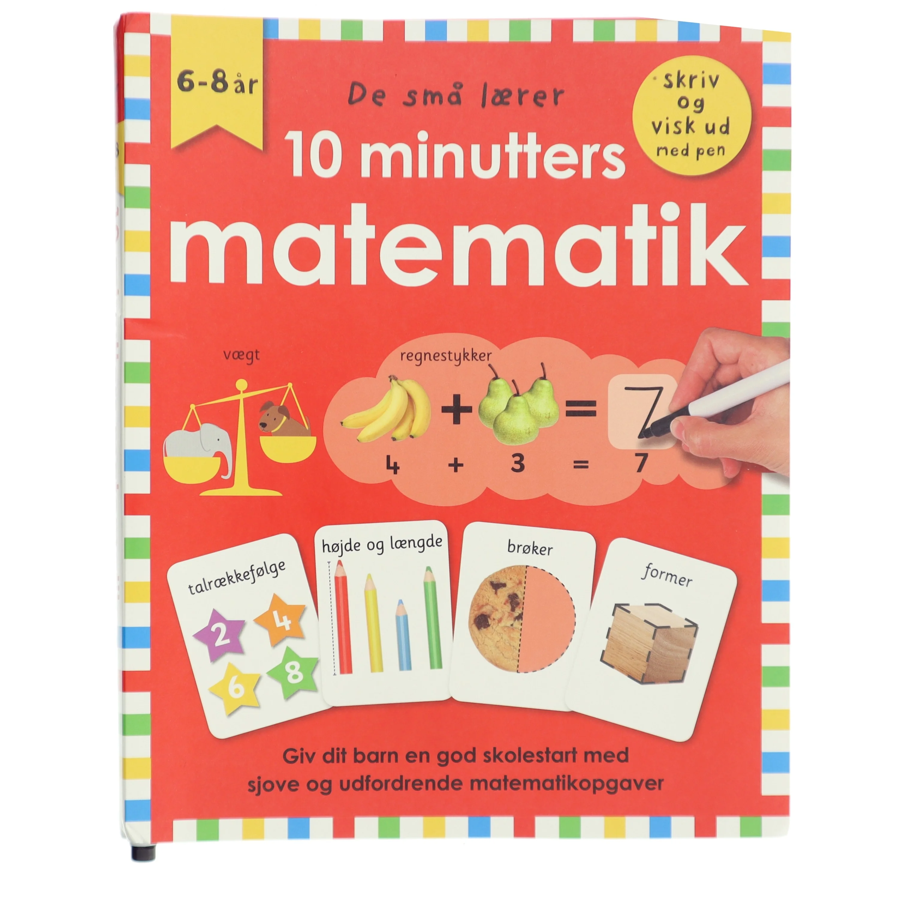 10 minutters matematik bog med pen