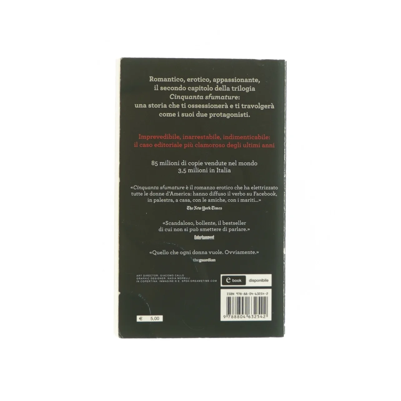 Fifty shades darker - Cinquanra sfumature de nero af EL James (bog)