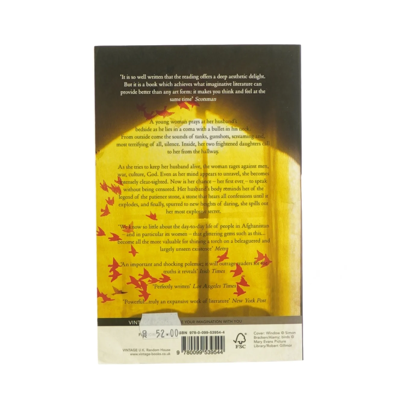 The patience stone af Atiq Rahimi (bog)