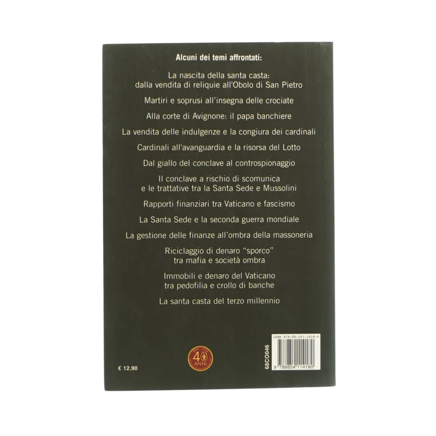 La santa casta della chiesa af Claudio Rendina (bog)