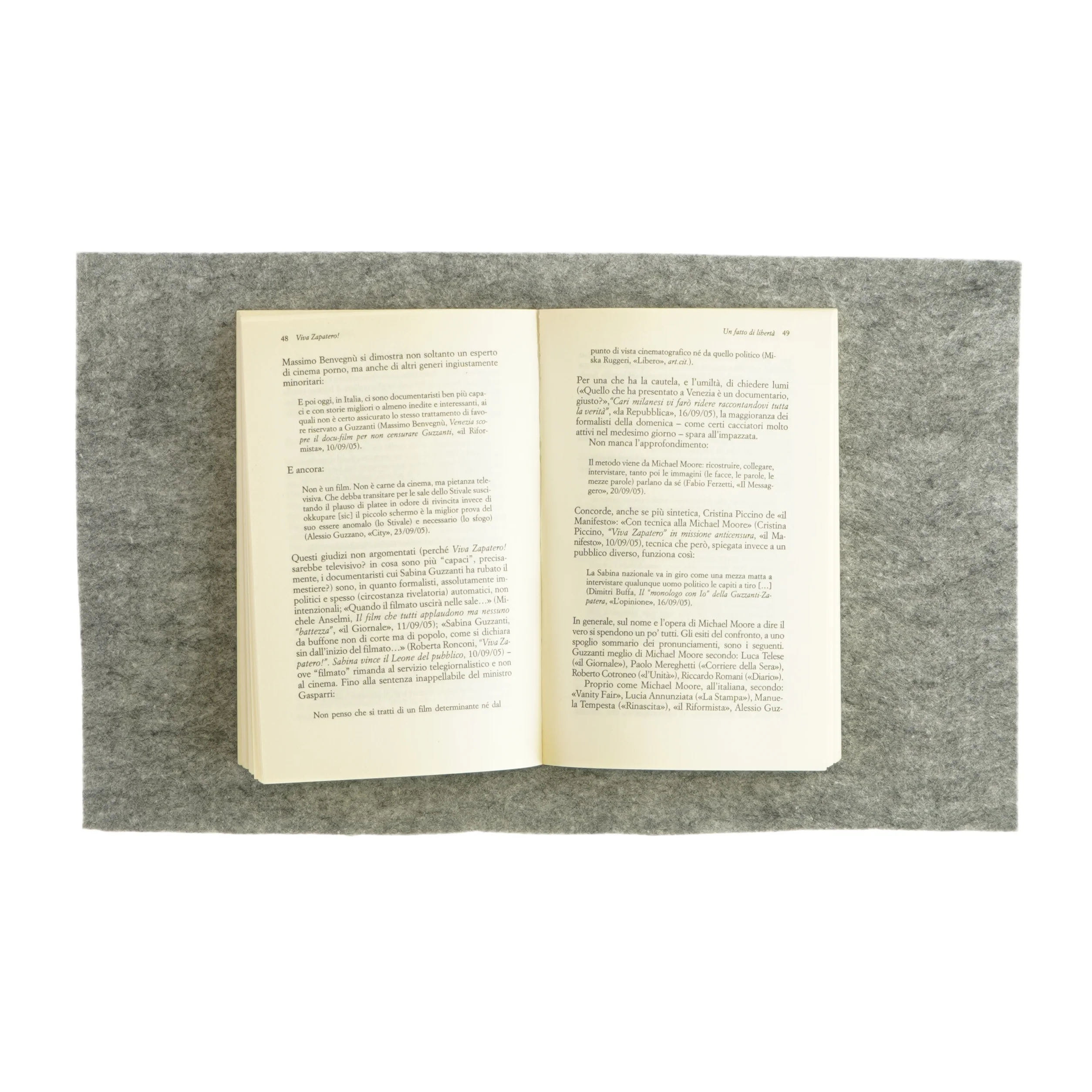 Viva zapatero af Sabina Guzzanti (bog)