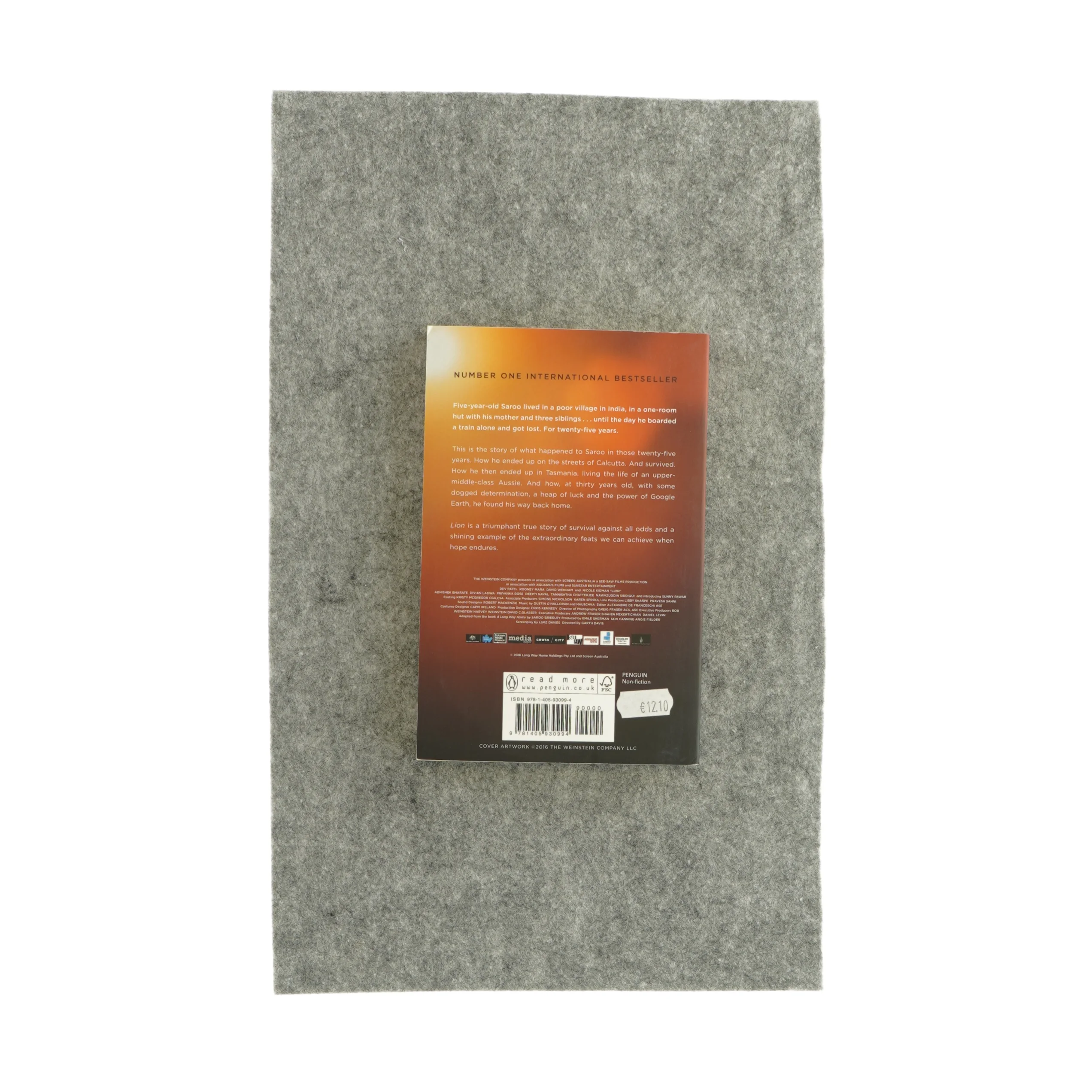 Lion af Saroo Brierley (bog)