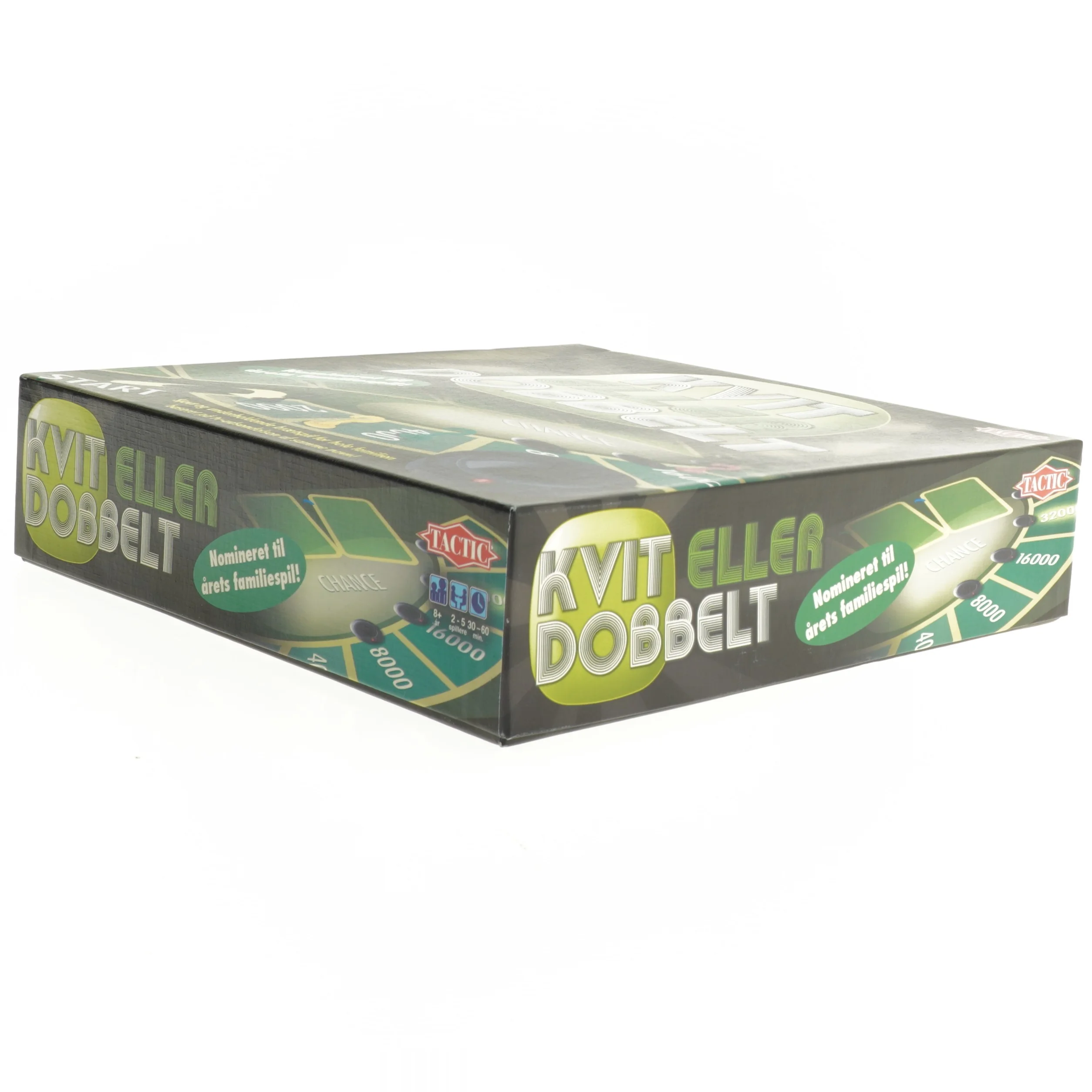 Kvit eller Dobbelt brætspil fra Tactic (str. 25 x 25 x 6 cm)