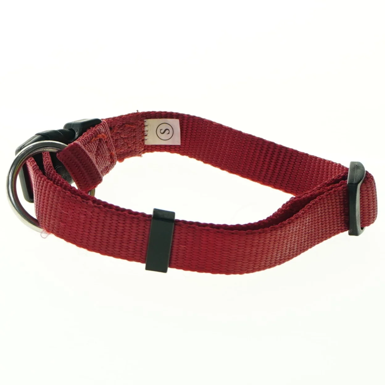 Rød hundehalsbånd fra Anione (str. S)