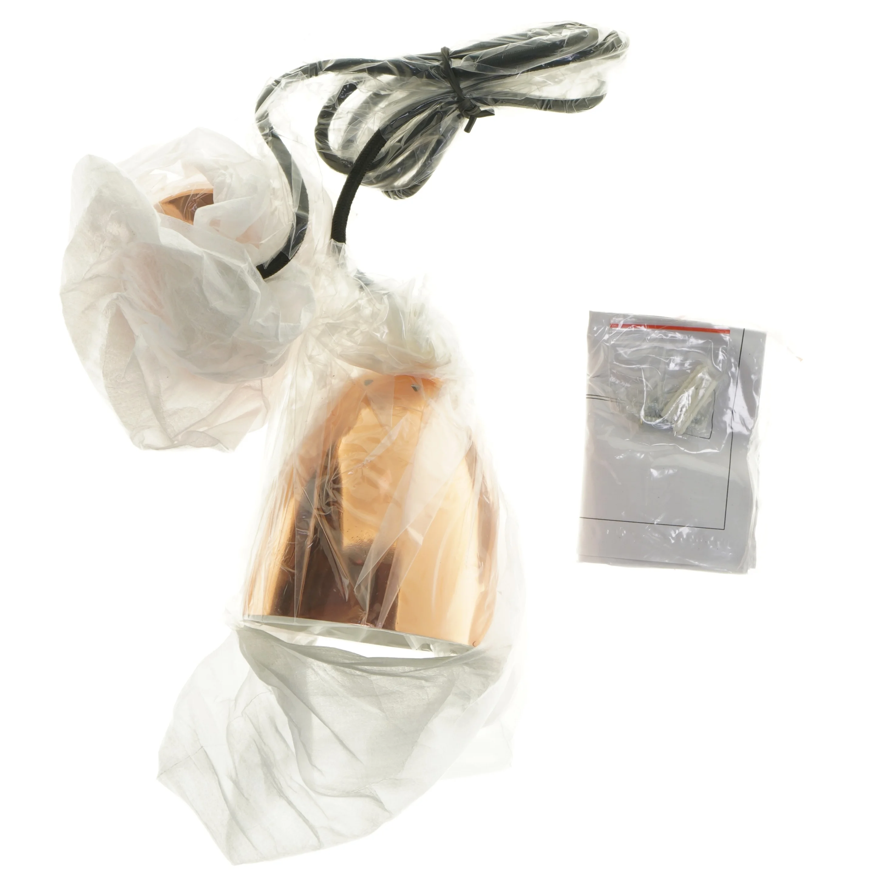 Mini kobberlampe fra Just Light (str. 10 cm)