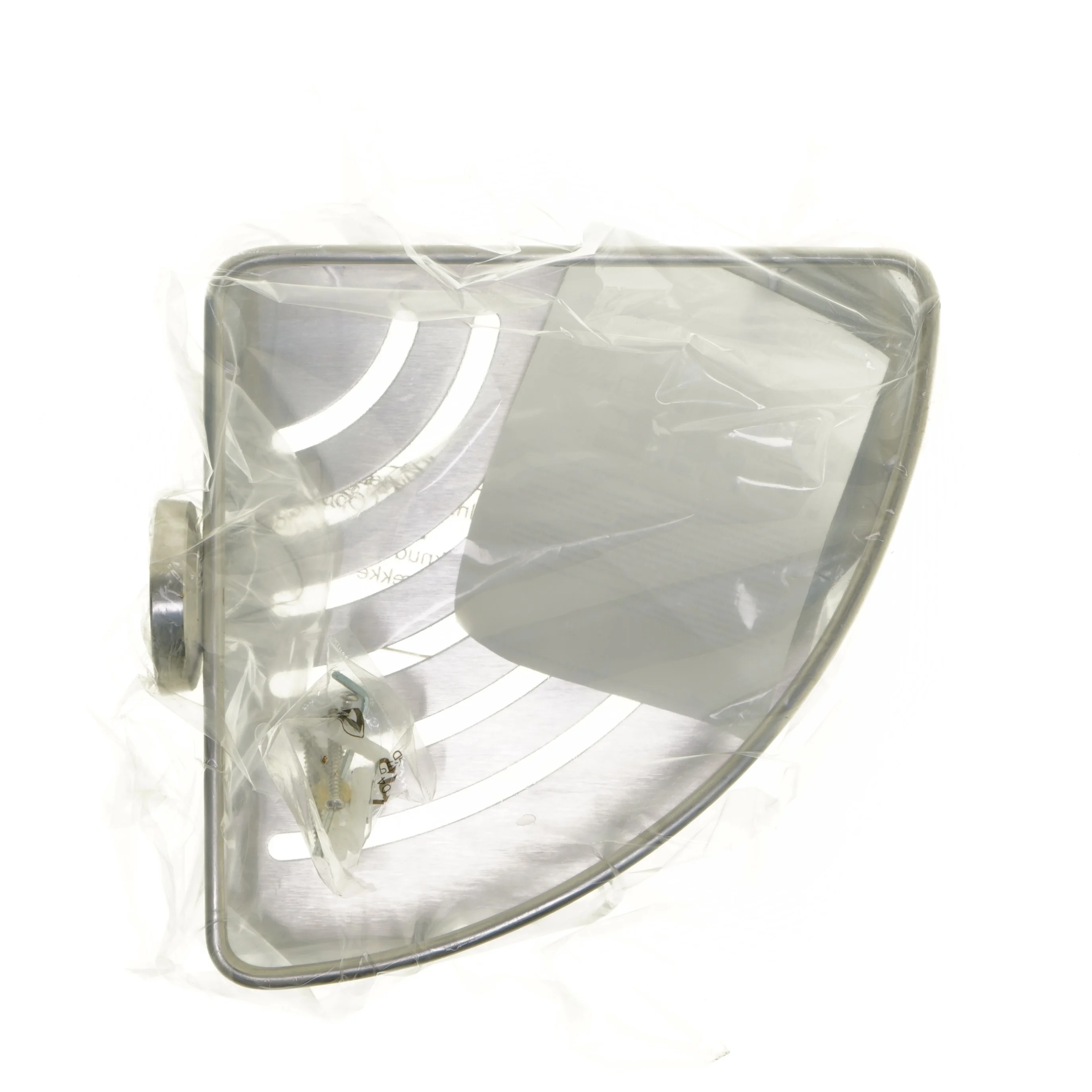 Rustfri stål brusekabinekurv fra Home Creation (str. 22x22x7,5 cm)