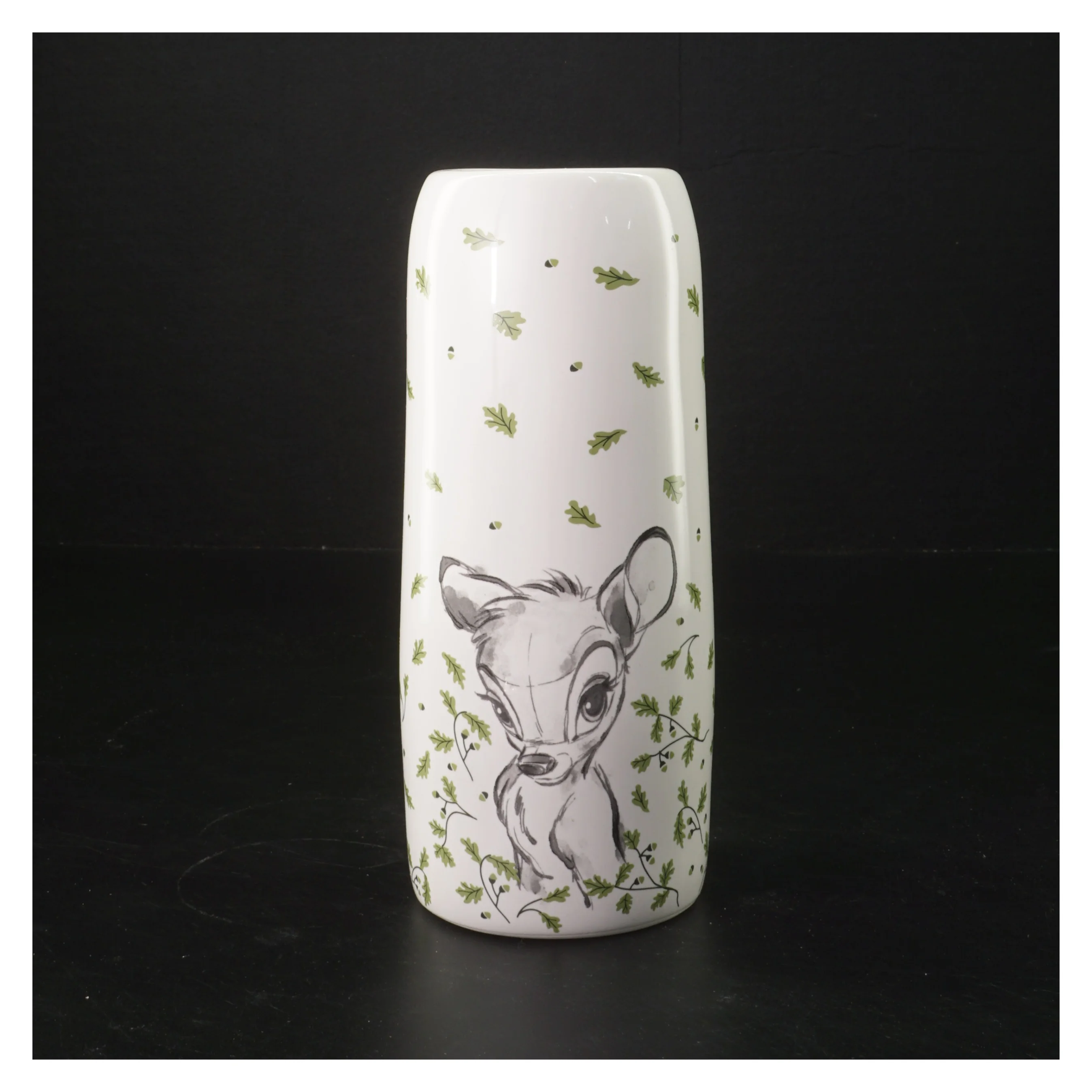 Disney vase med Bambi motiv fra Disney (str. Ø 8x h 19 cm)