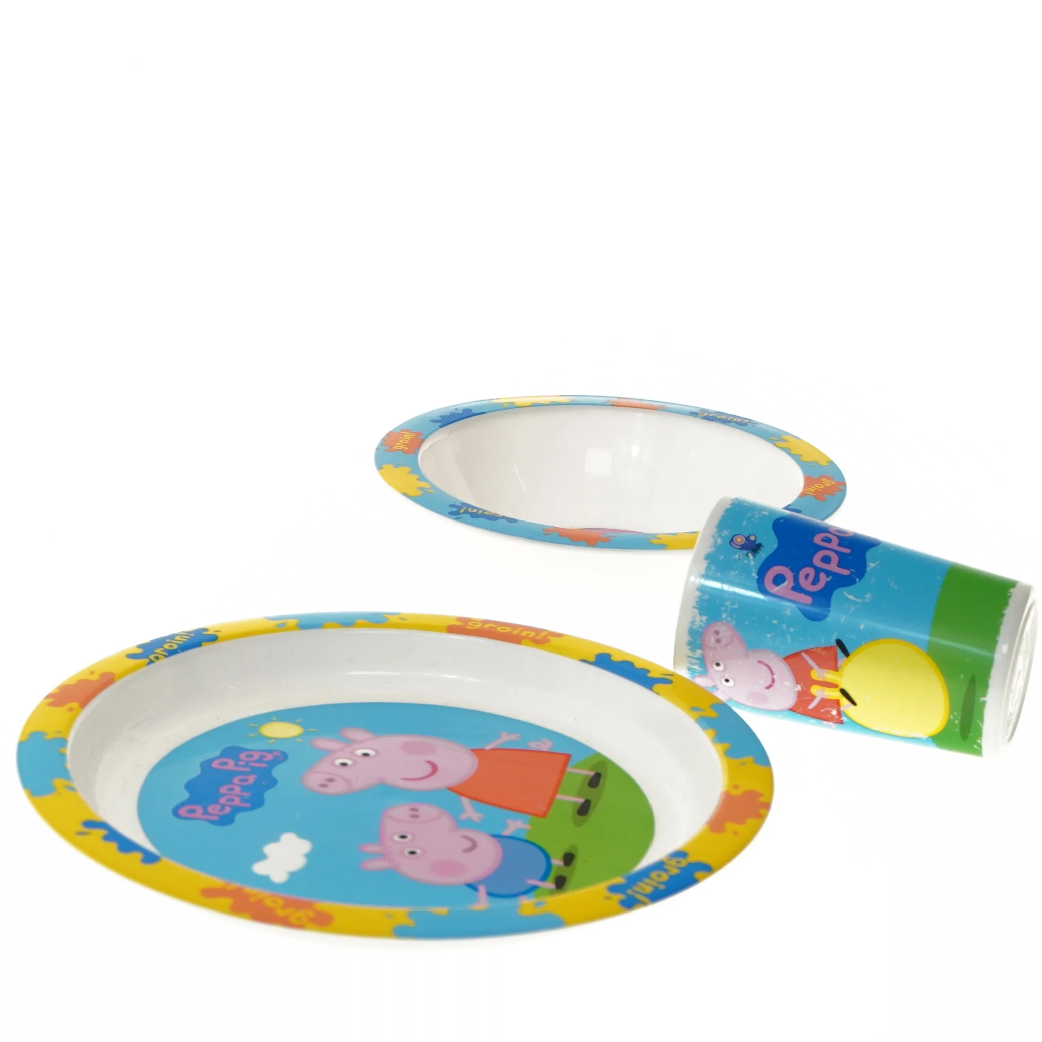 Peppa Pig børneservice fra Peppa Pig (str. Ø 21 og 15,5 cm)