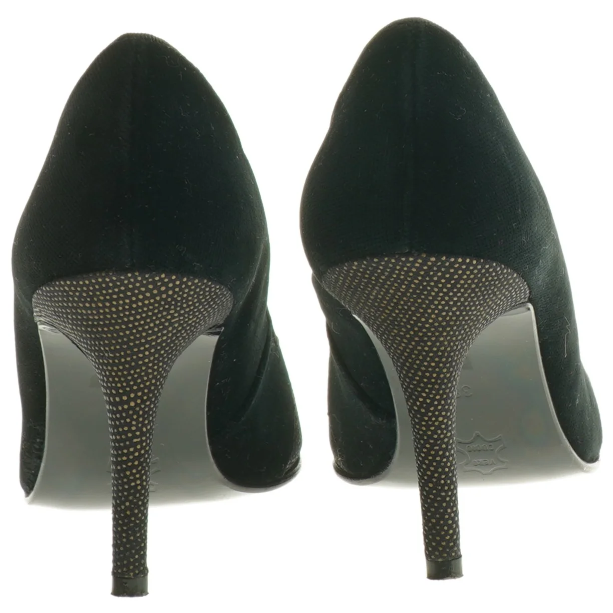 Sorte højhælede sko (str. 38)