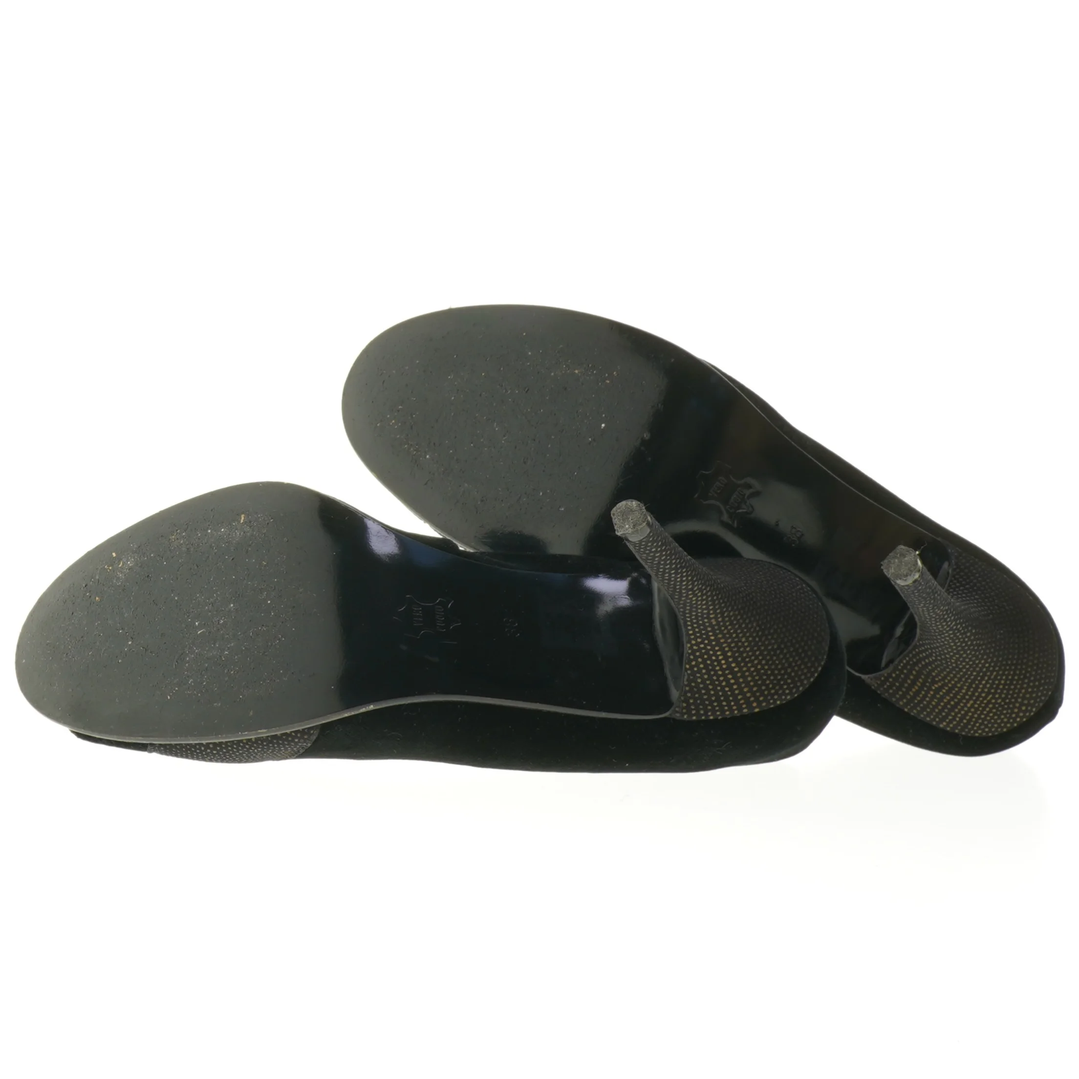 Sorte højhælede sko (str. 38)