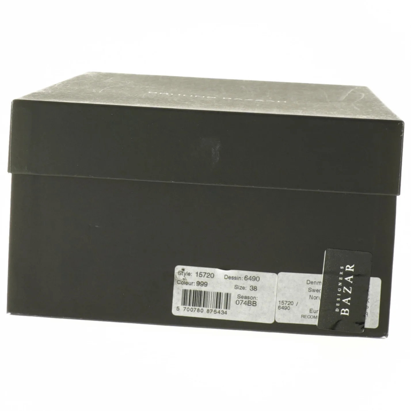 Sorte højhælede sko (str. 38)