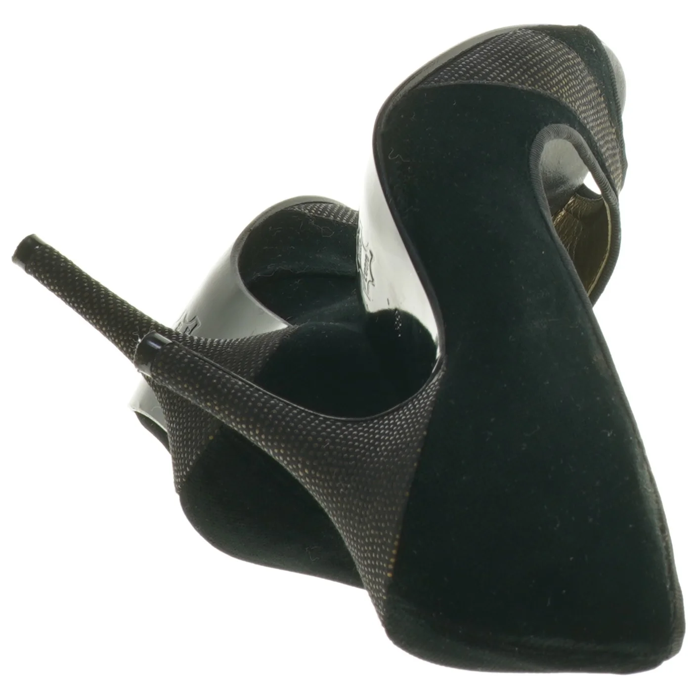 Sorte højhælede sko (str. 38)