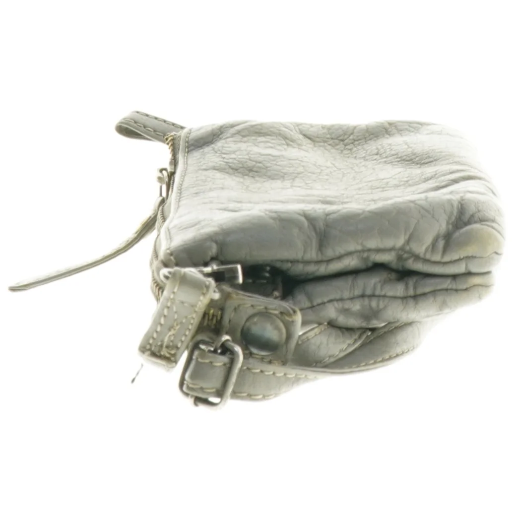 Læder skuldertaske (str. 18 x 11 cm)