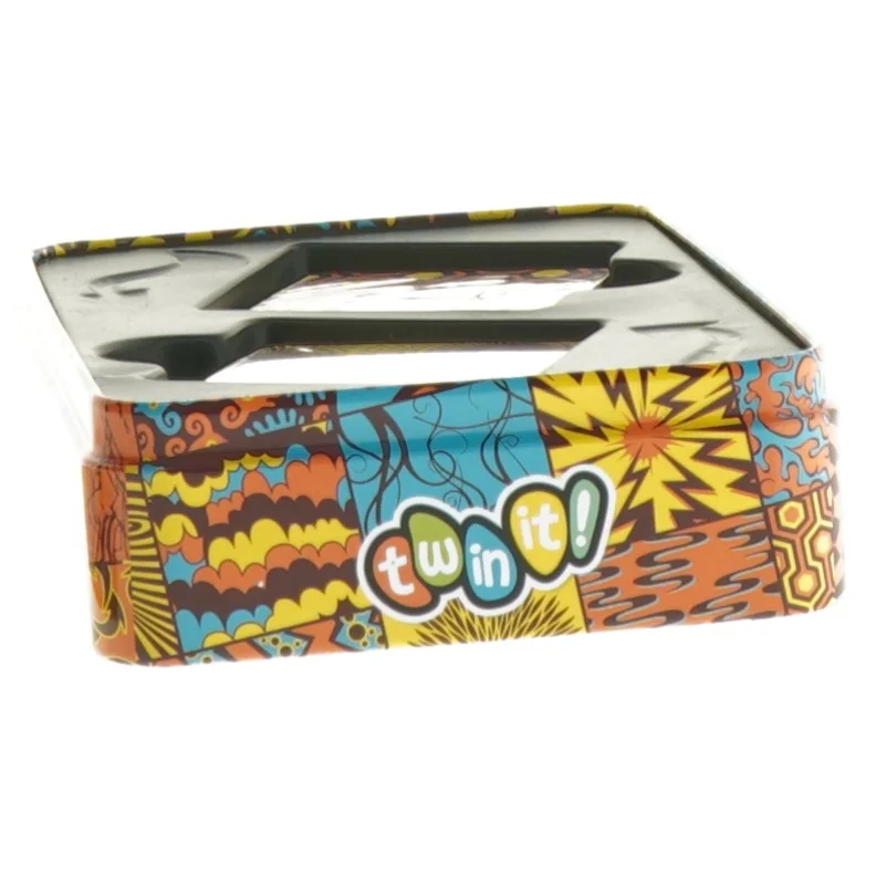 Spilleæske med farverigt mønster