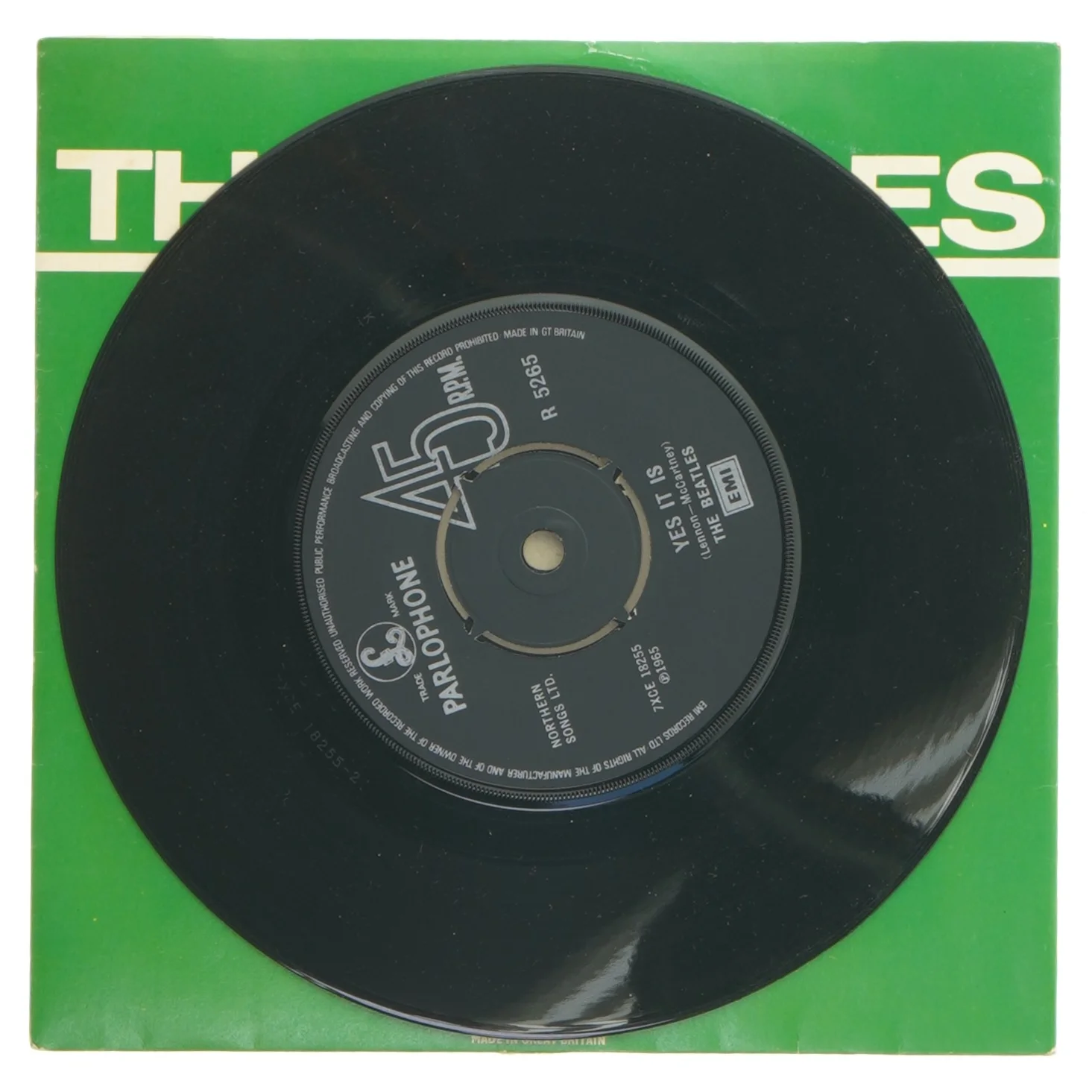 Beatles single vinyl