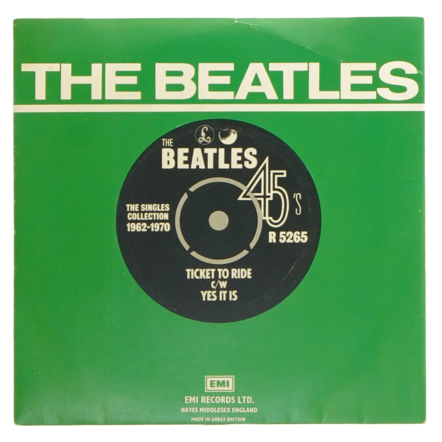Beatles single vinyl