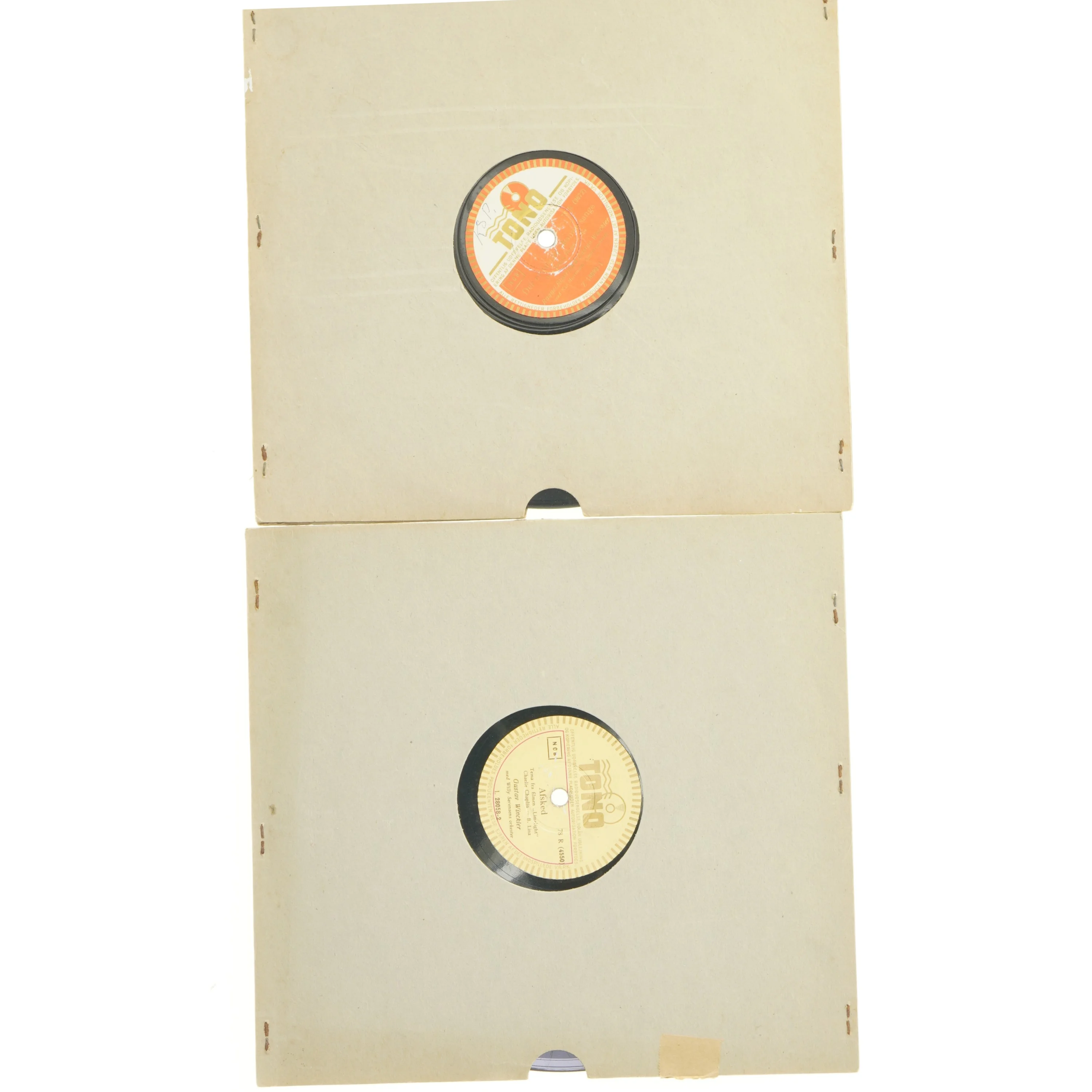 7" single vinylplader (str. Ø 25 cm)