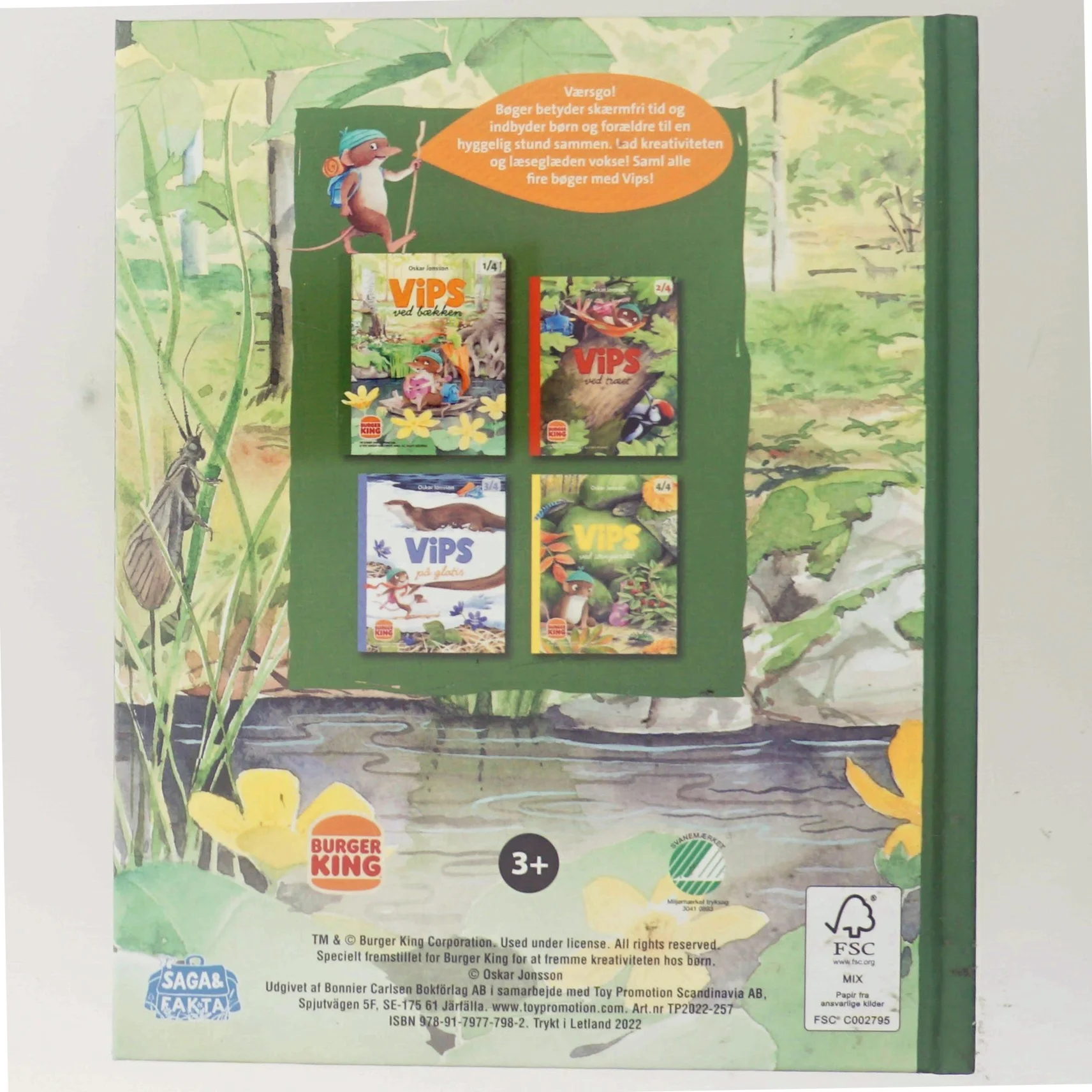 Vips ved bækken af Oskar Jonsson (Bog)