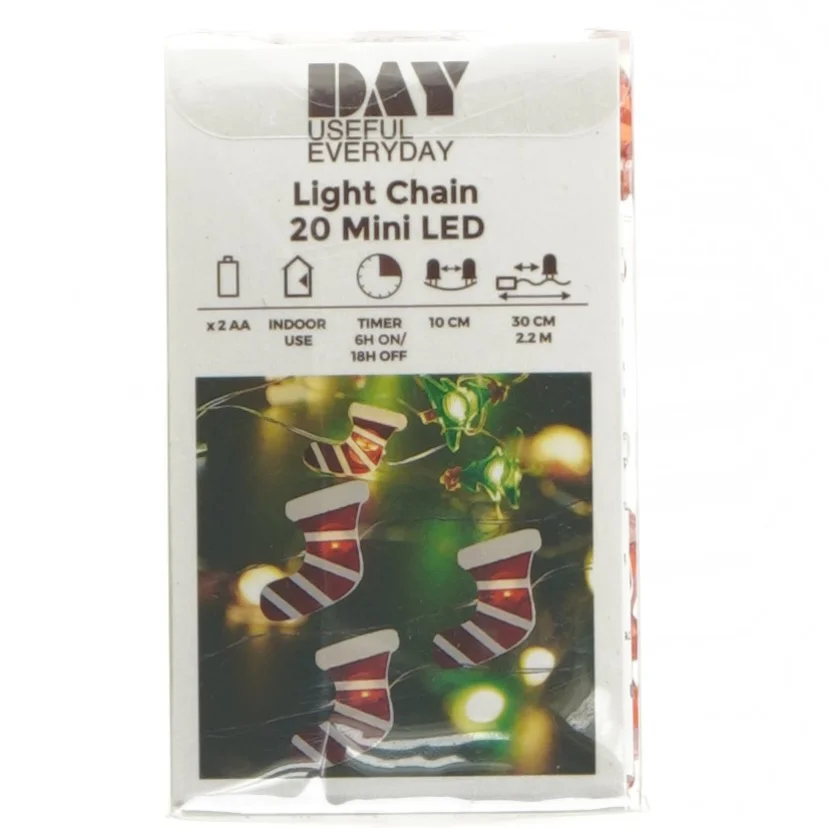 Lyskæde med 20 Mini LED fra DAY (str. 10x6x4 cm)