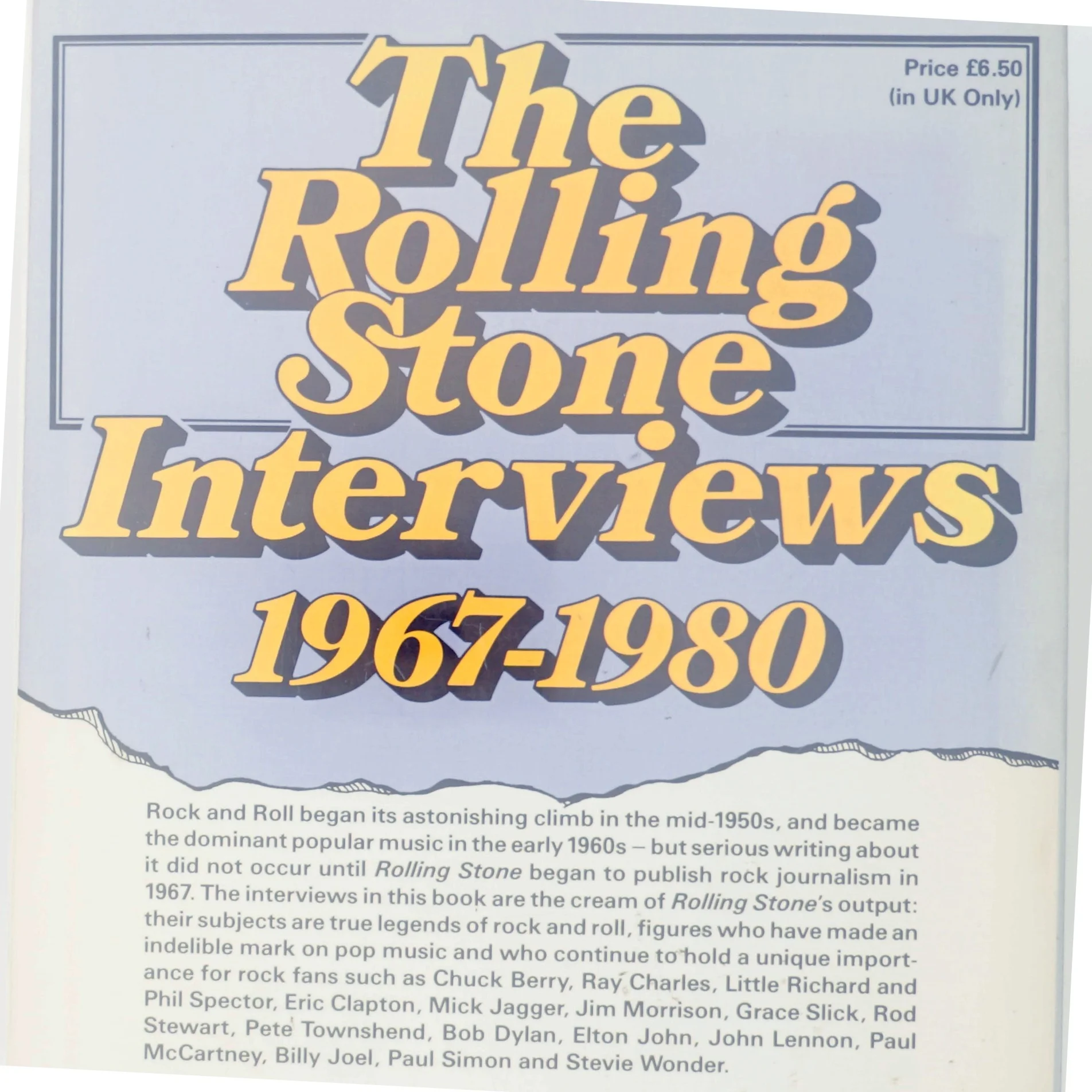 The Rolling Stone Interviews bog