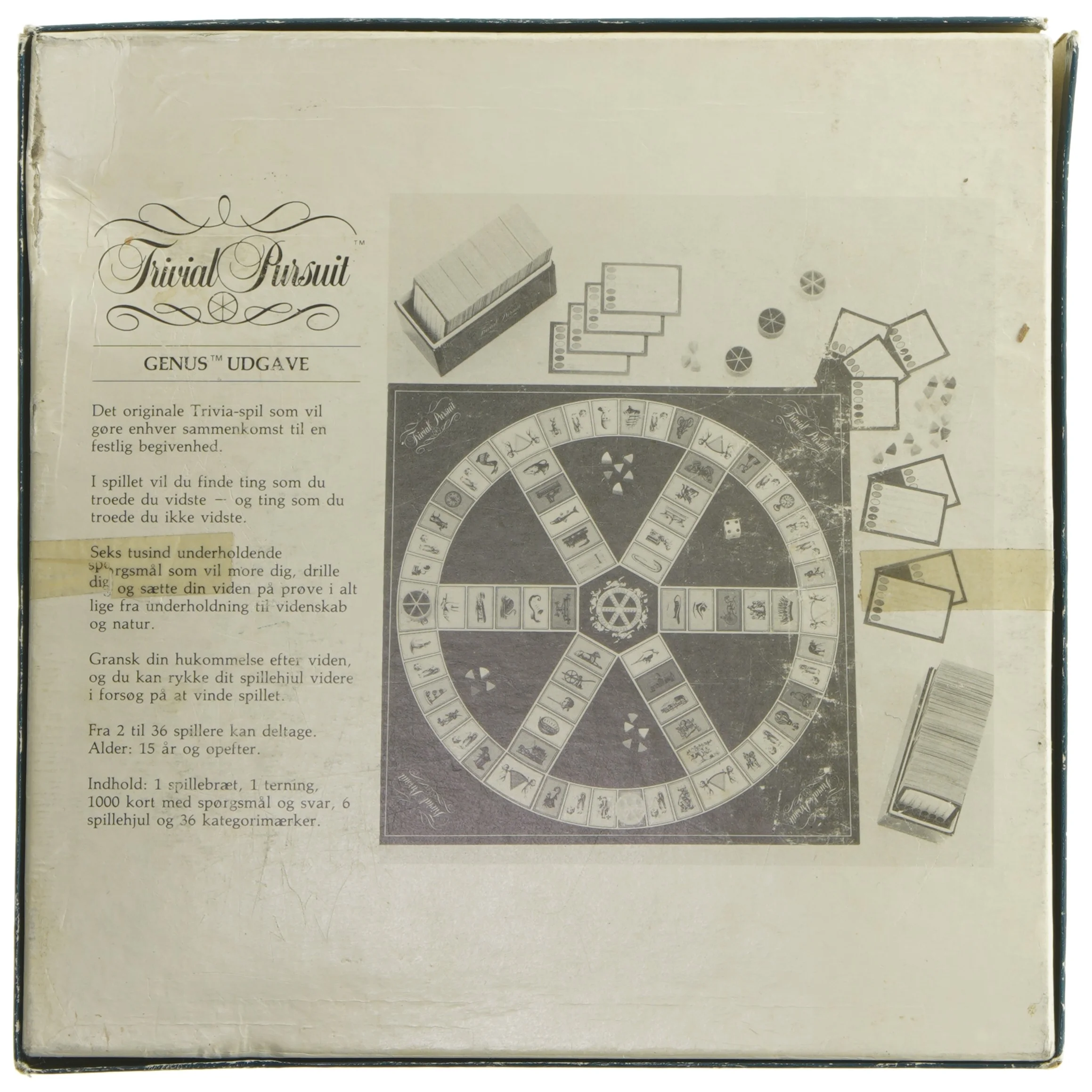 Trivial Pursuit Genus Udgave fra Trivial Pursuit (str. 27x27 cm)