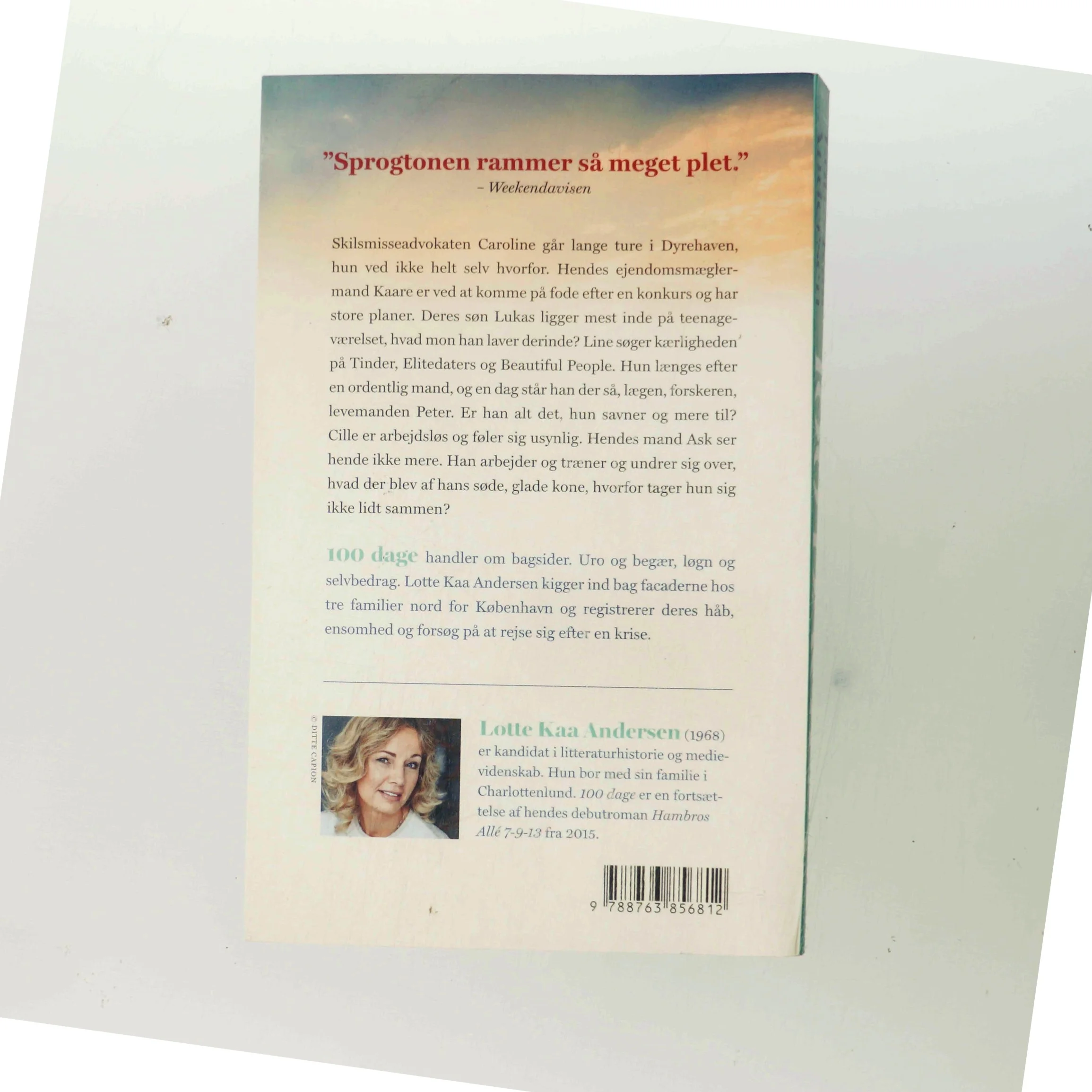 100 dage : roman af Lotte Kaa Andersen (Bog)
