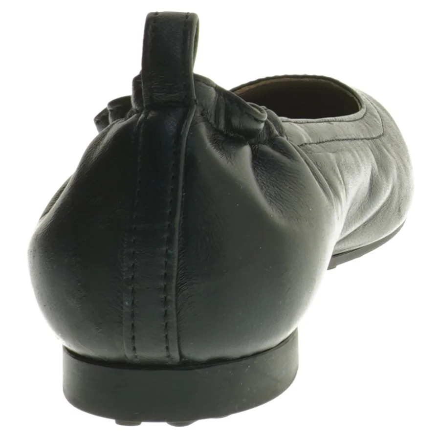 Roccamore Sort ballerina sko i kalveskind størrelse 36 fra Roccamore (str. 36 )