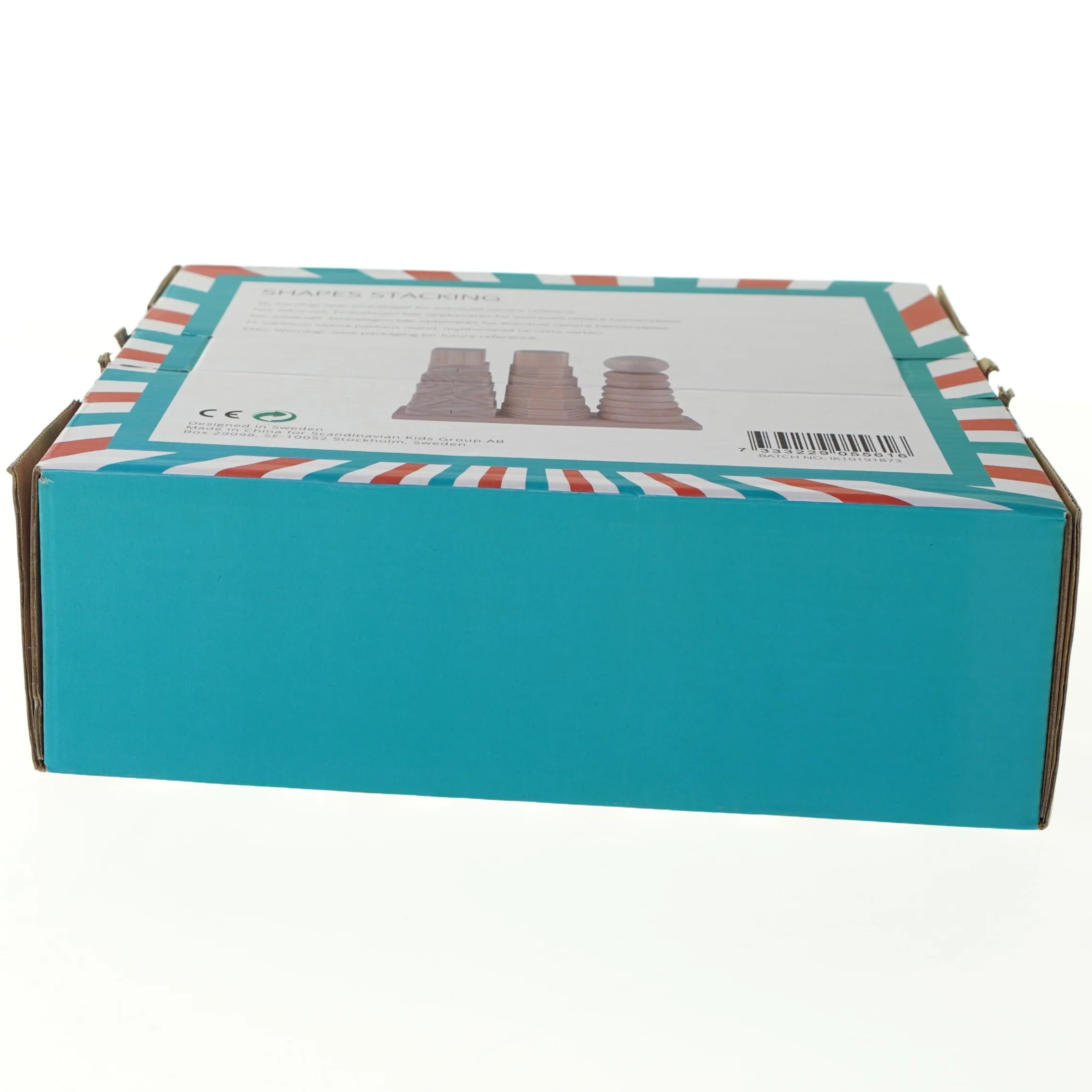 Bygge klodser fra Shapes Stacking Wood Little (str. 23 x 8 x 21 cm)