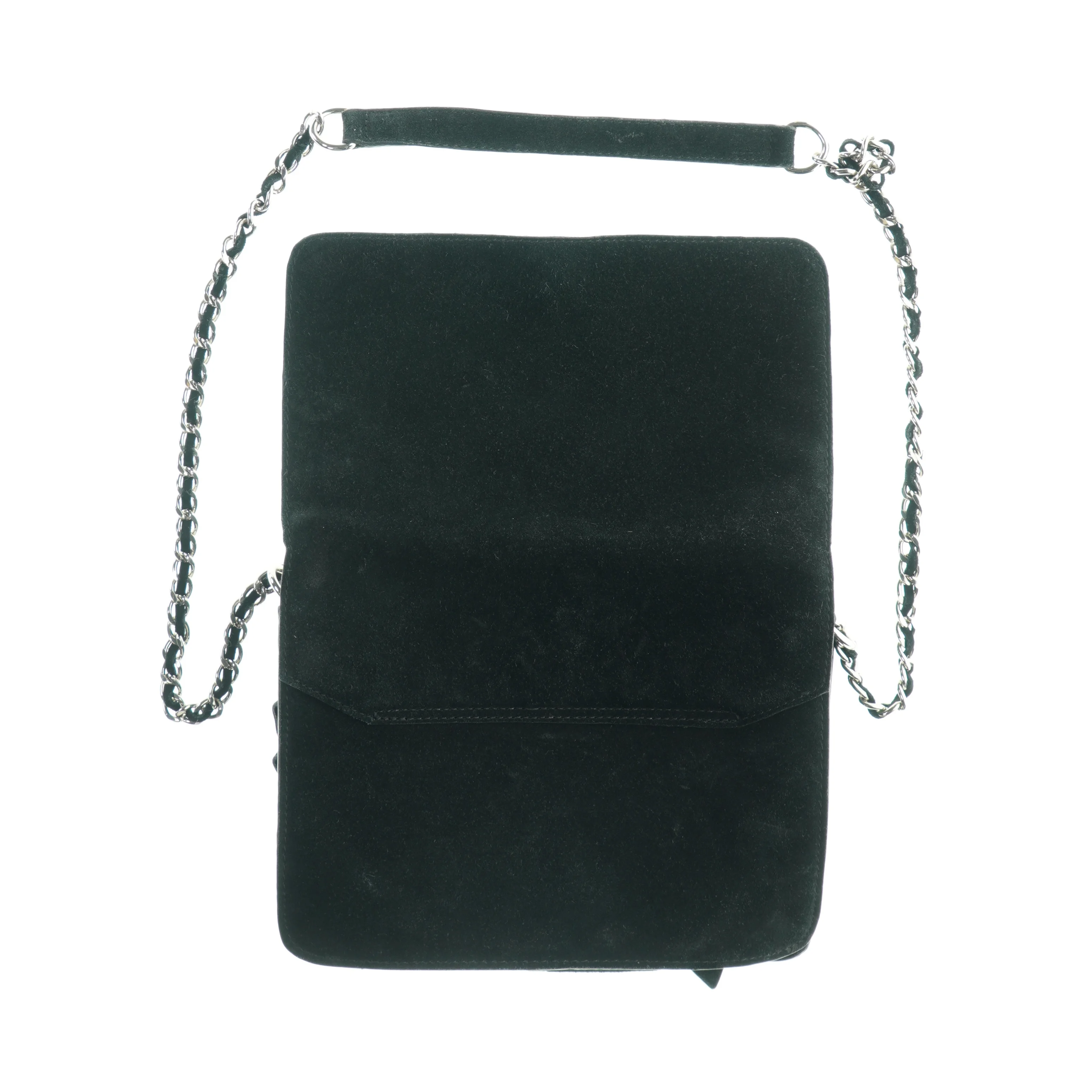 Taske i ruskind fra Pieces (str. LBH:29x8x21)