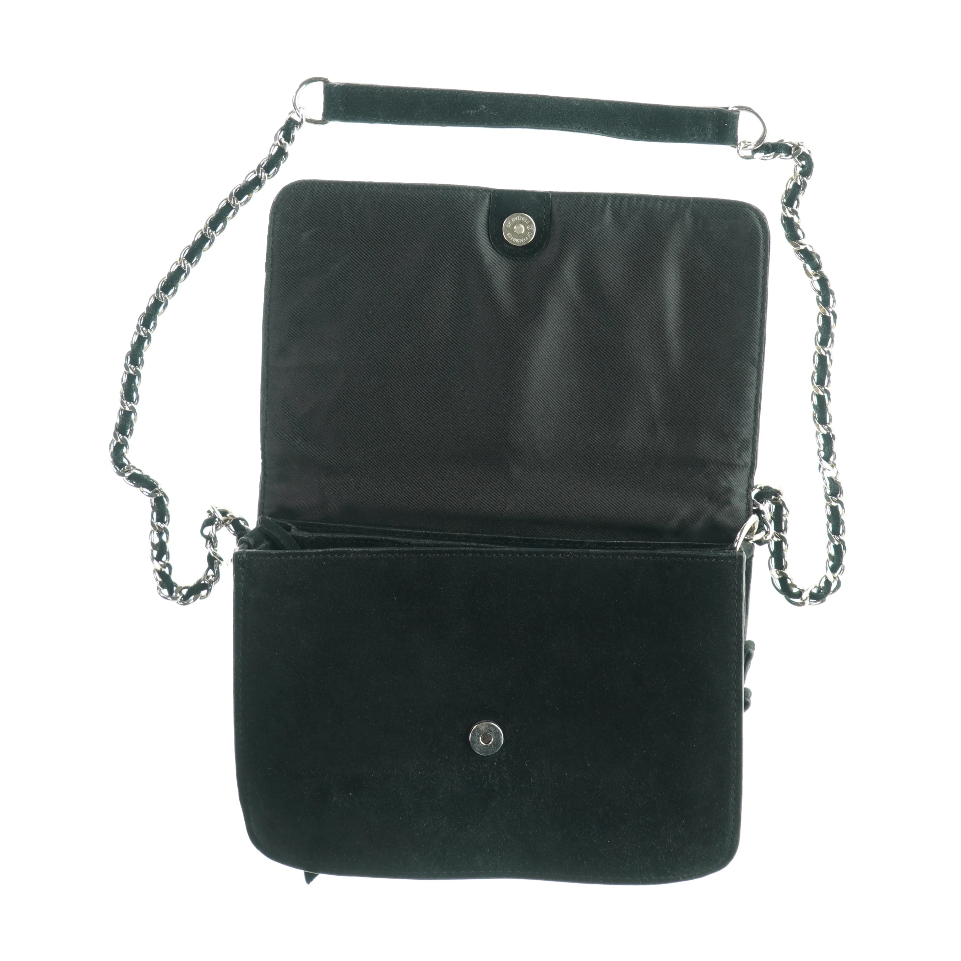 Taske i ruskind fra Pieces (str. LBH:29x8x21)