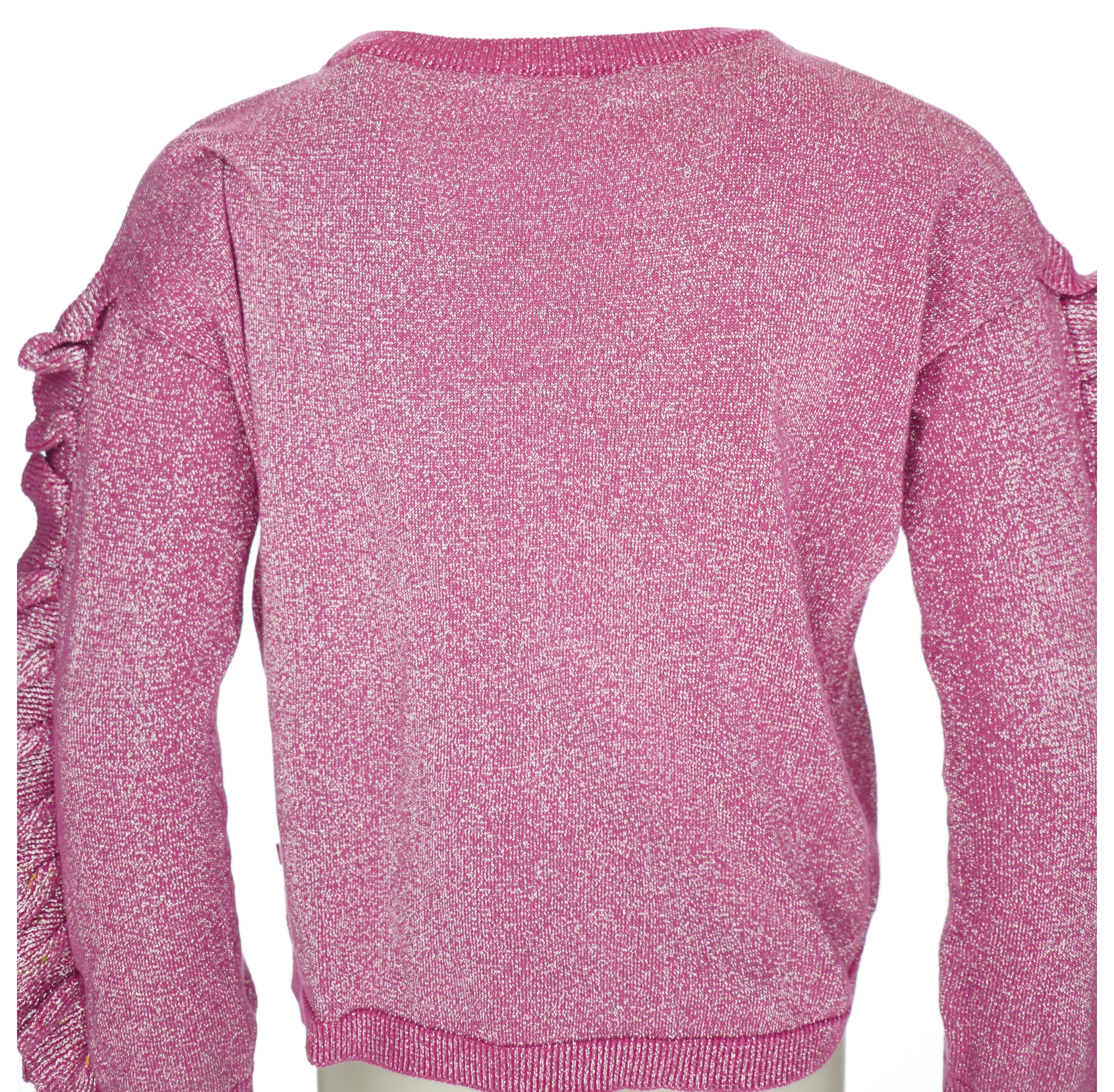 Langærmet glimmer bluse (str. L ca. 12-14 år)