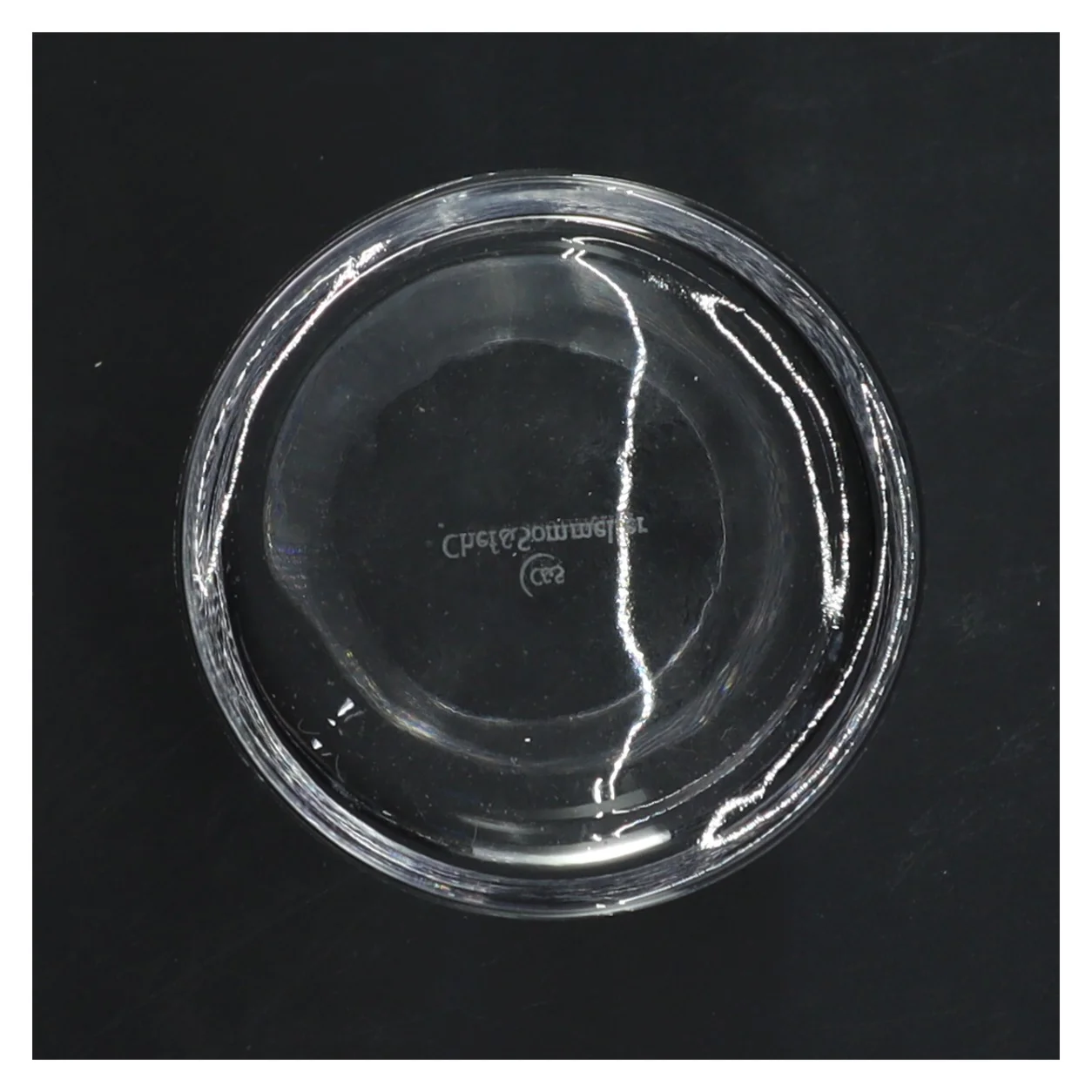 Glasvase (str. Ø 6 cm længde 14 cm)