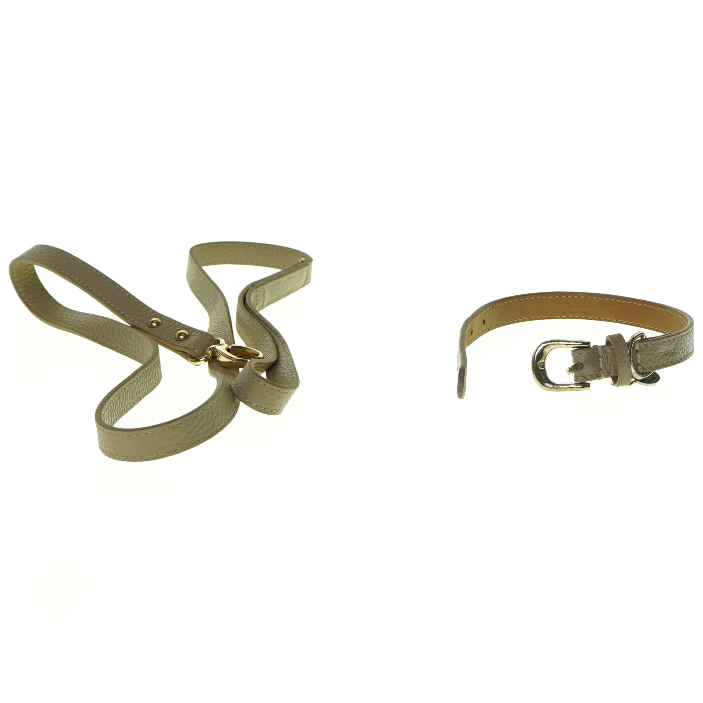 Hundehalsbånd og snor fra Over Glam (str. 117 cm 37 cm)