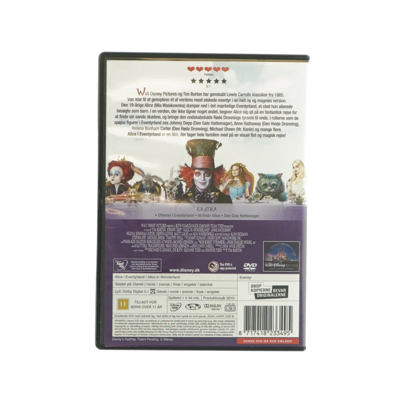 Alice i eventyrland (DVD)