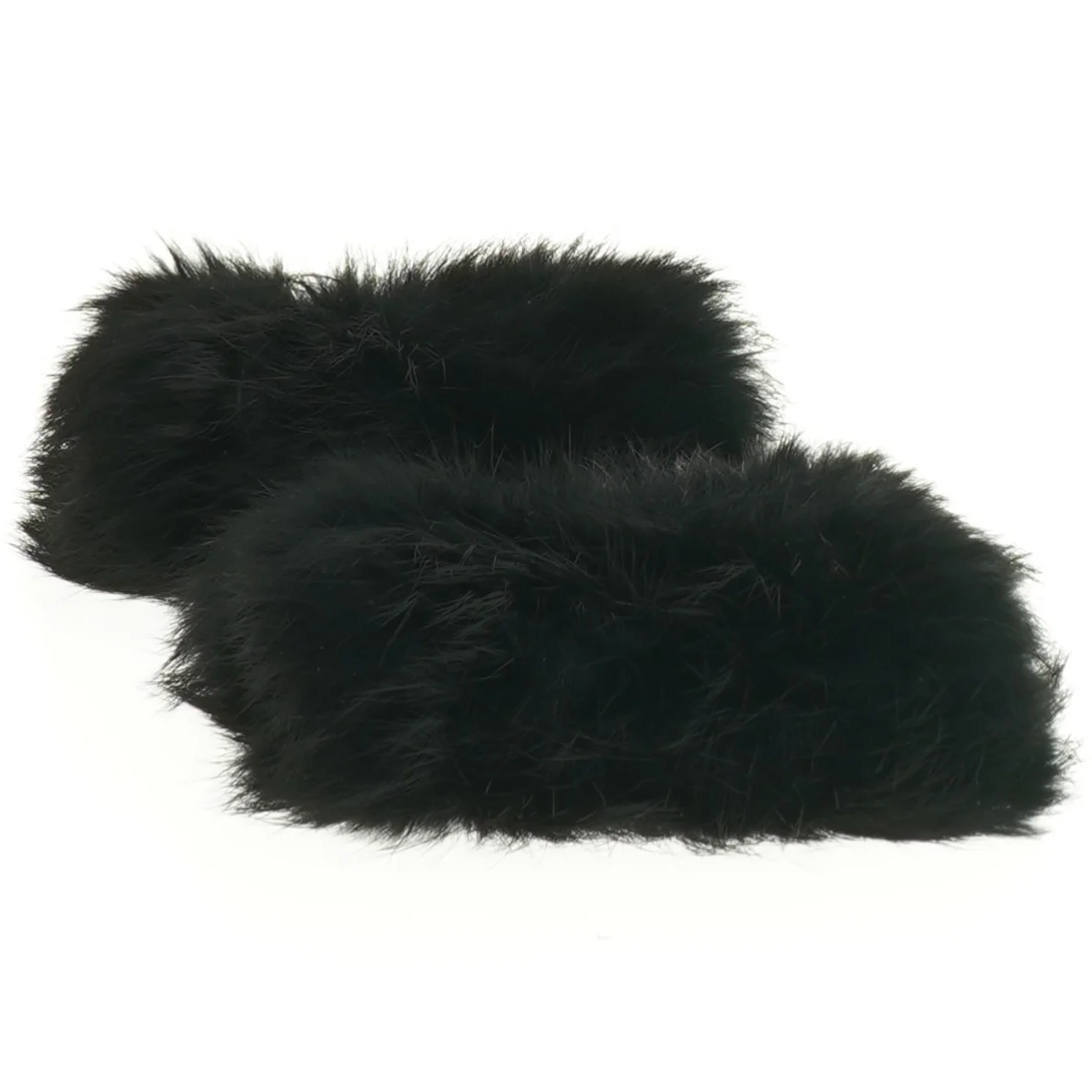 Sorte håndledsvarmere . 13x12 cm)