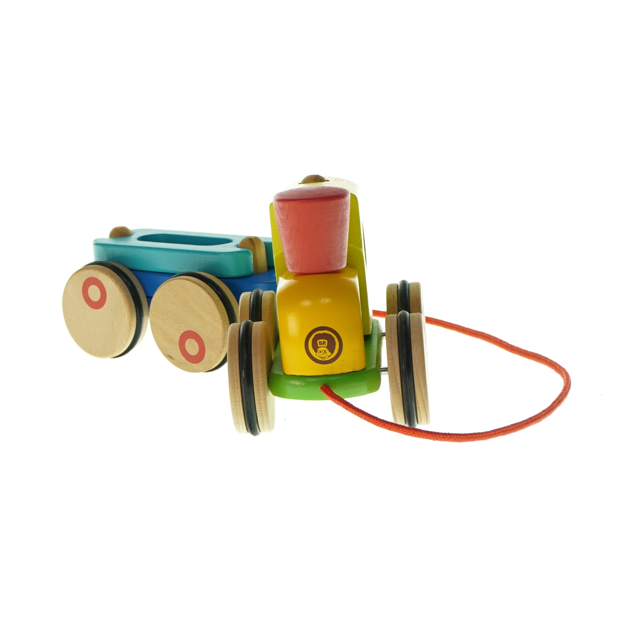 Trække tog i træ fra Fætter BR (str. 31 X 10 cm)