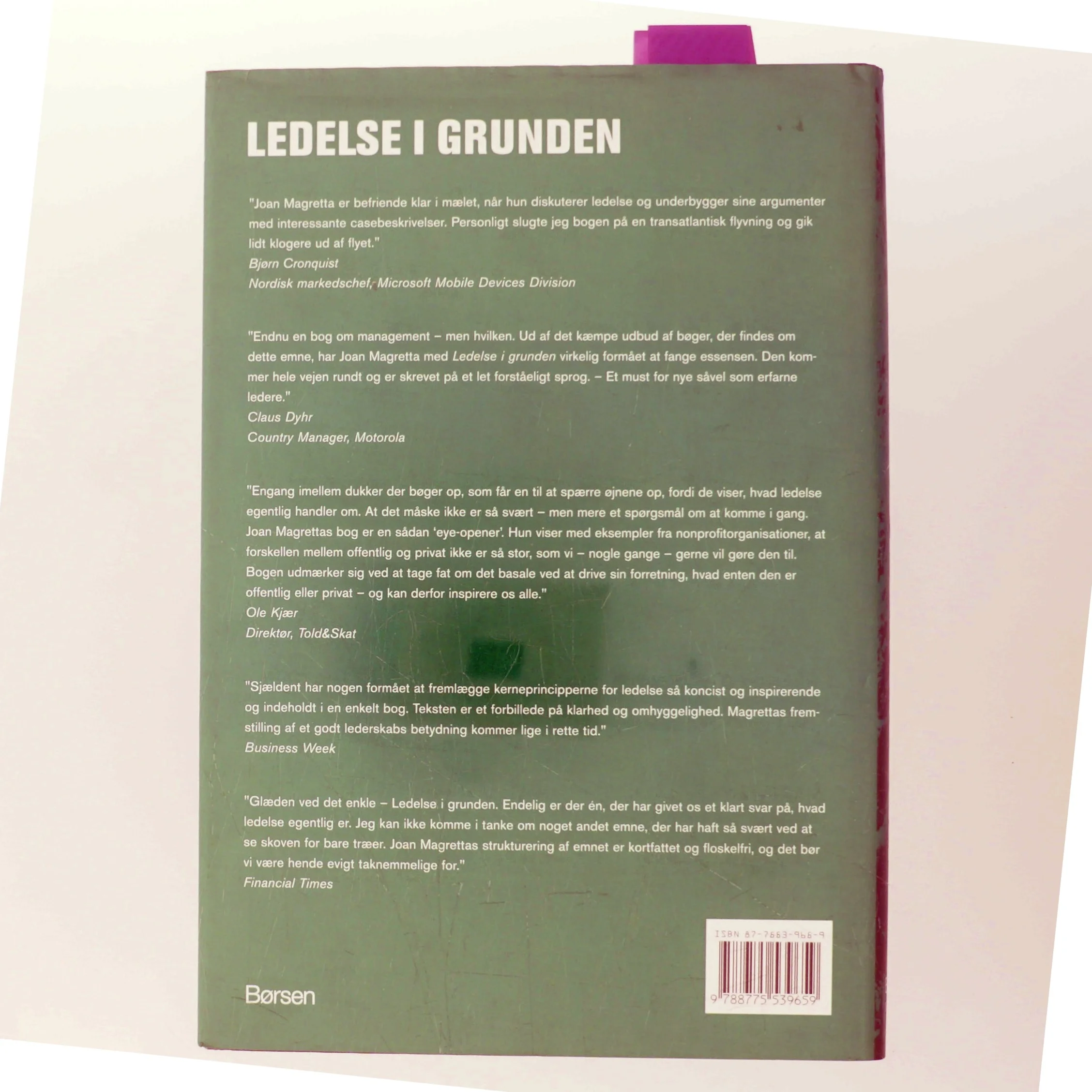 Ledelse i grunden : en guide til ledelsens rødder (Bog)