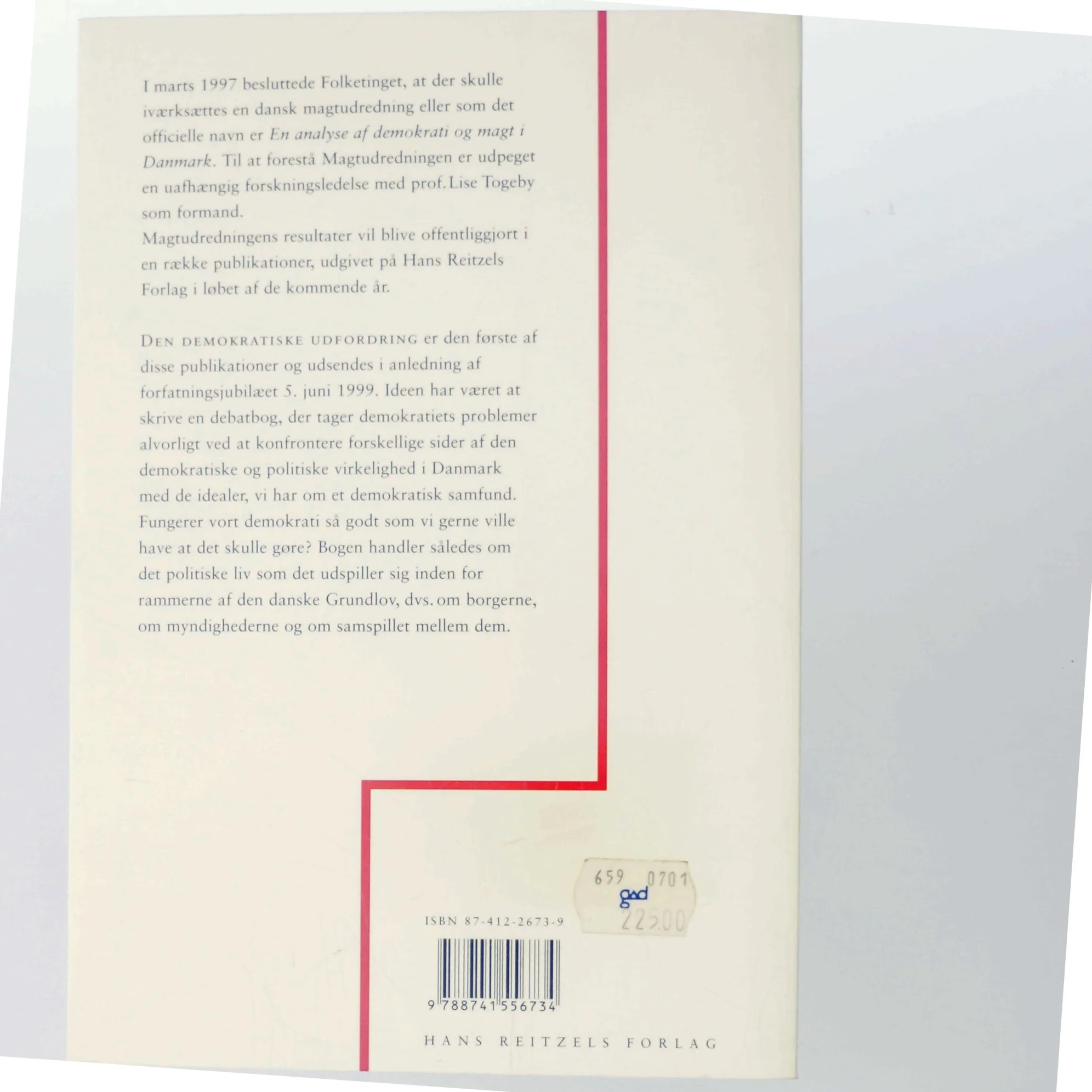 Den demokratiske udfordring af Jørgen Goul Andersen (Bog)