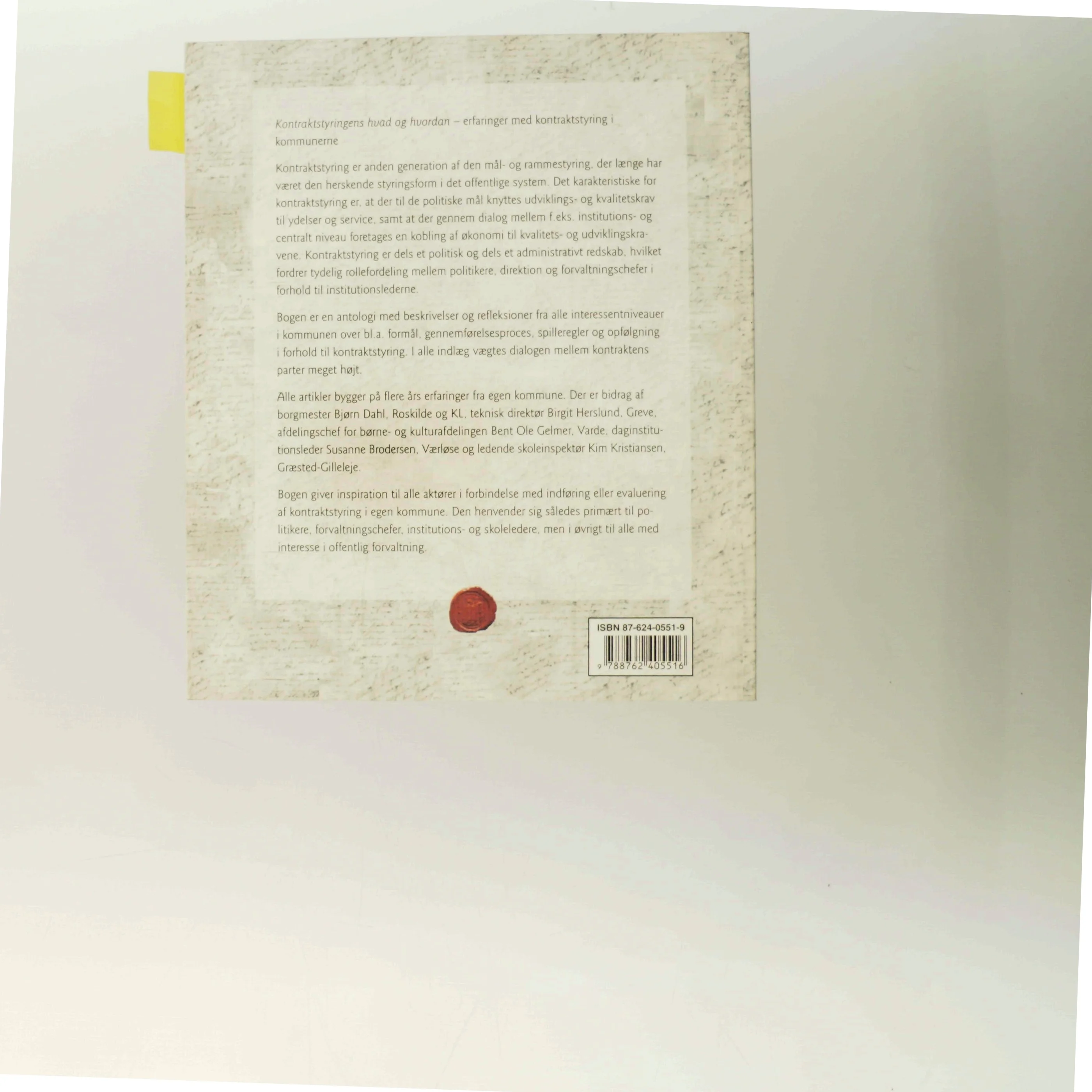 Kontraktstyringens hvad og hvordan (Bog)