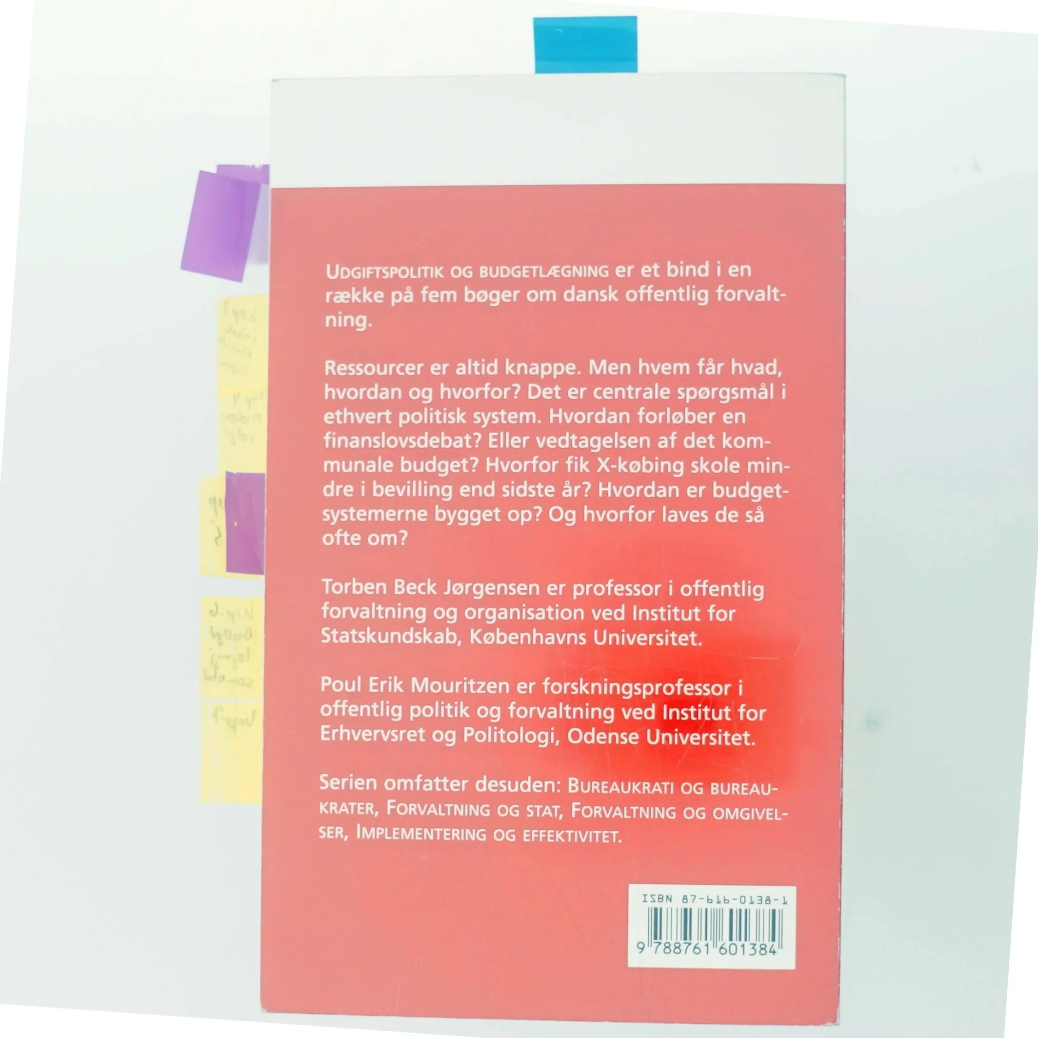 Udgiftspolitik og budgetlægning (Bog)