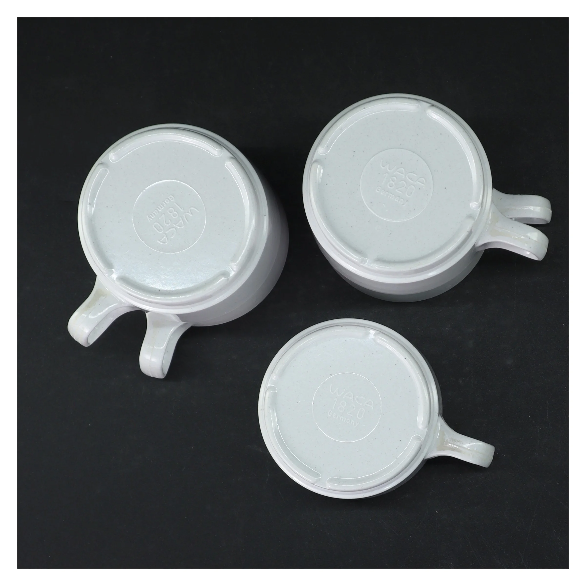 Sæt af vintage Waechtersbach krus fra Waca (str. Ø 8 cm. 5 styk)