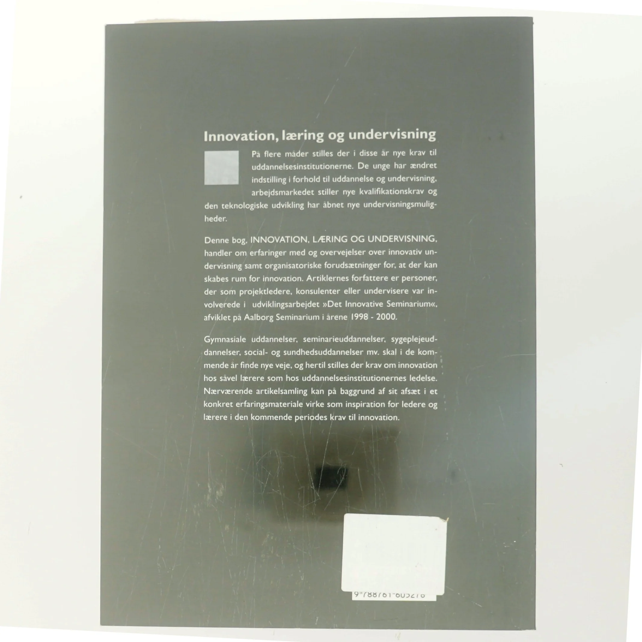 Innovation, læring og undervisning af Gramkow, Lindhardt og Lund (Red.) (Bog)