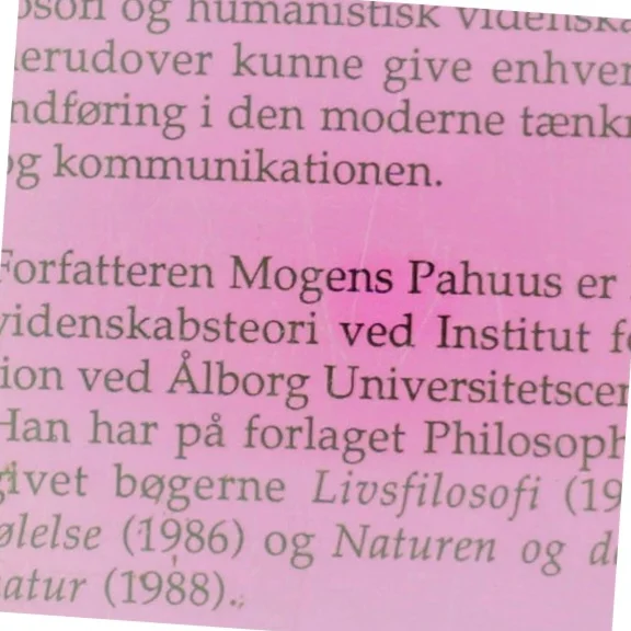 Mennesket og dets udtryksformer af Mogens Pahuus (Bog)