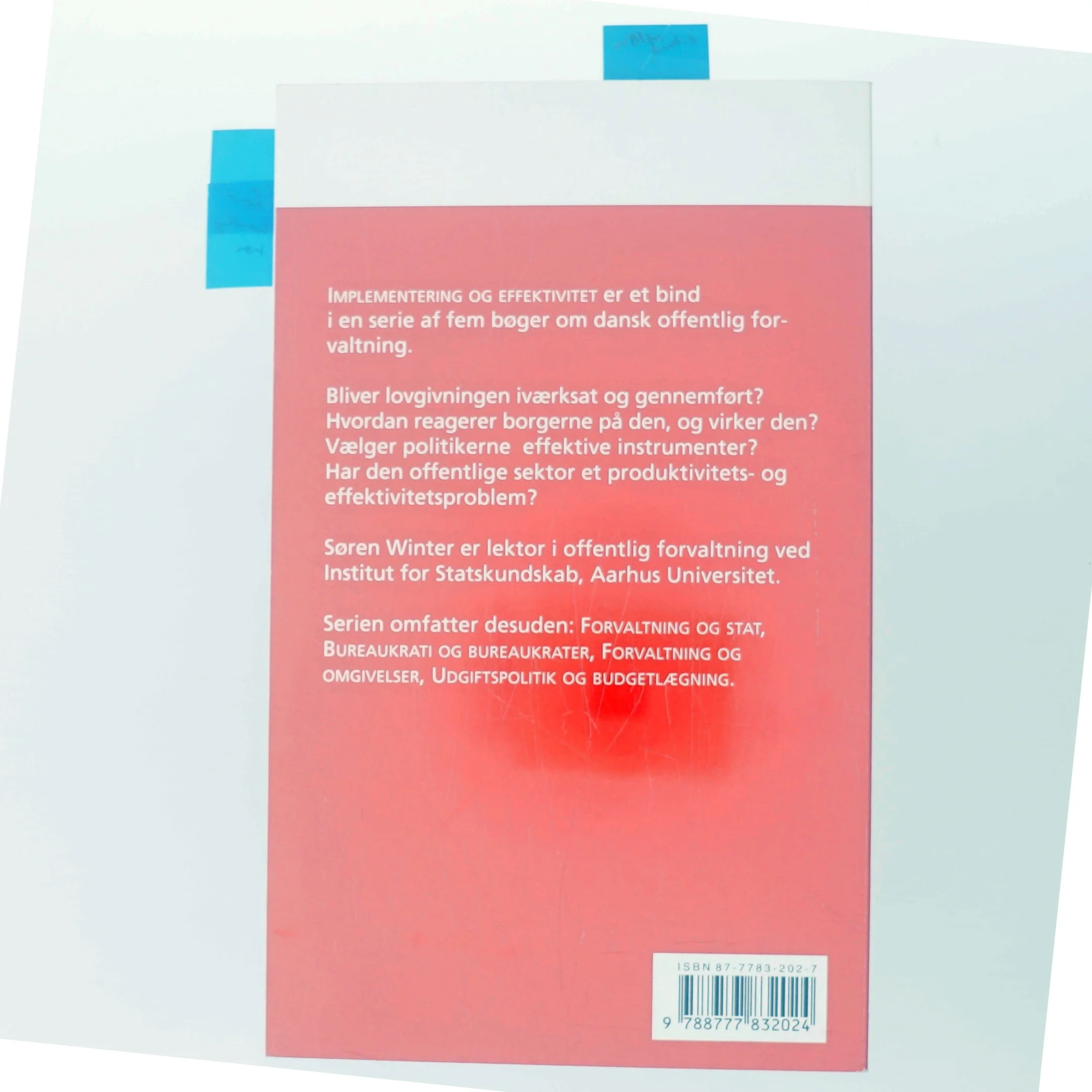 Implementering og effektivitet af Søren Winter (Bog)