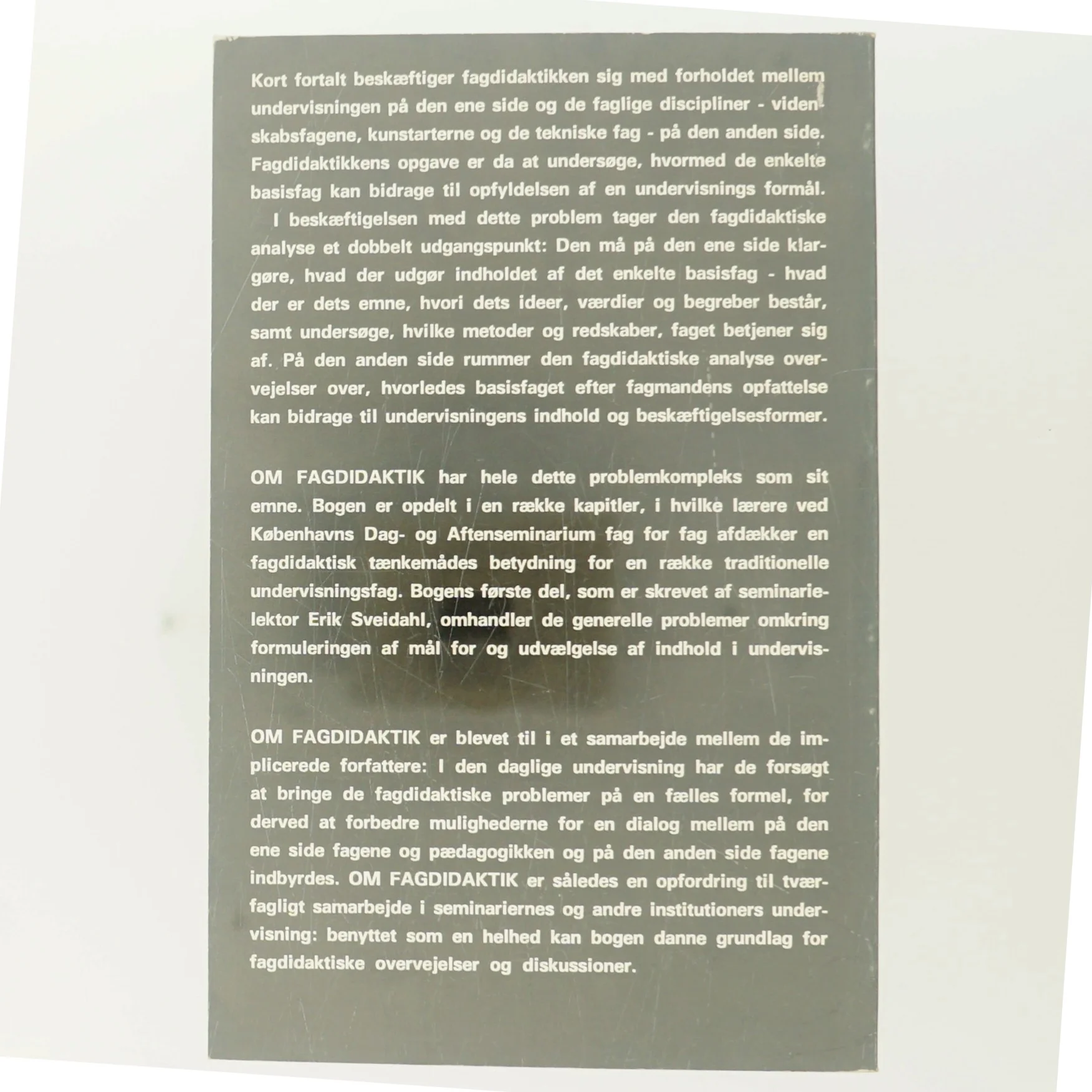 Om Fagdidaktik af Flemming Hofgard (Bog)