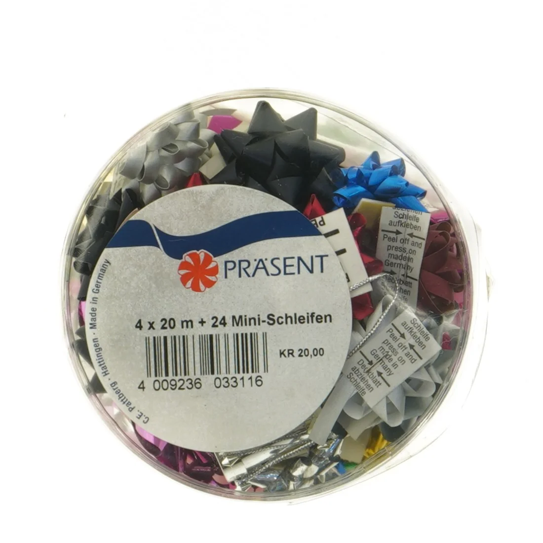 Mini-gavebånd og sløjfer fra Prasent
