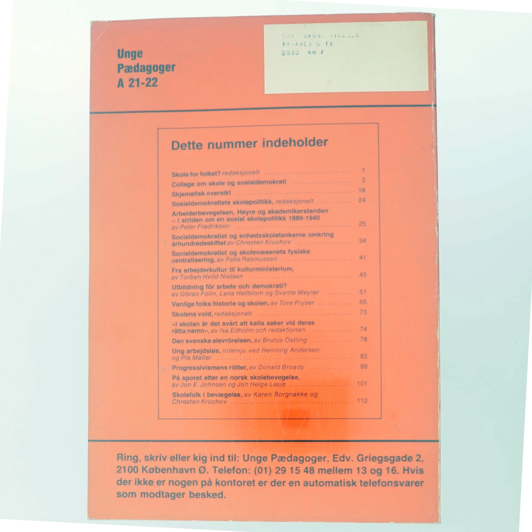 Skole for Folket? (Bog)