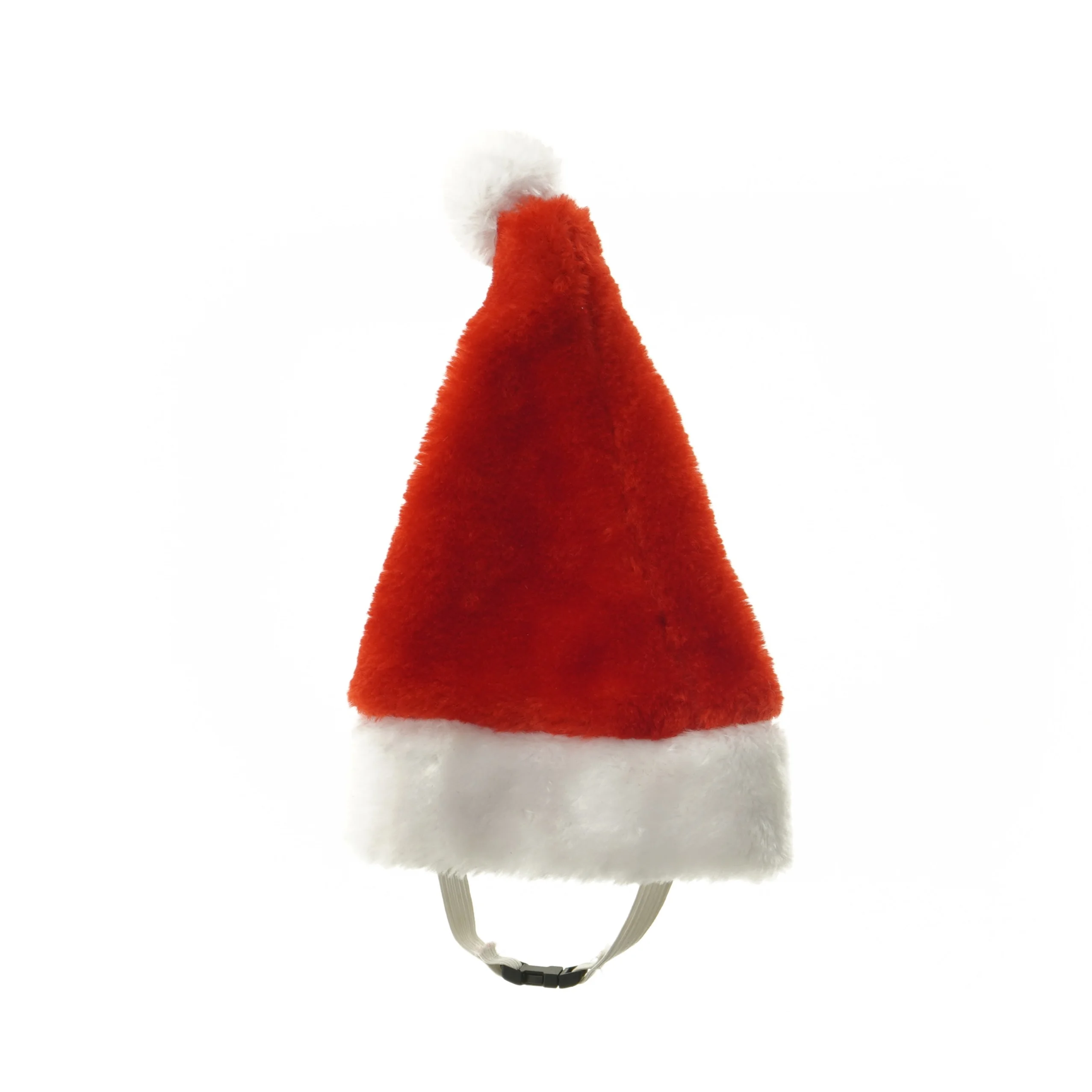 Julemandshat til kæledyr (str. 26 cm)