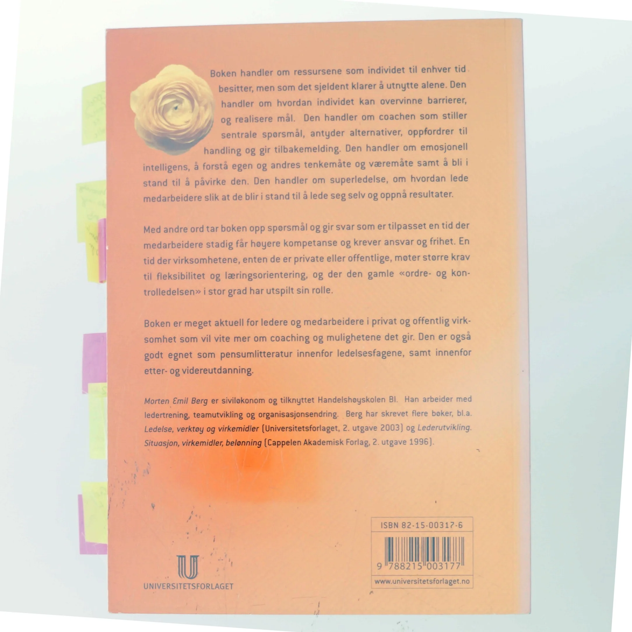 Coaching : å hjelpe ledere og medarbeidere til å lykkes af Morten Emil Berg (Bog)