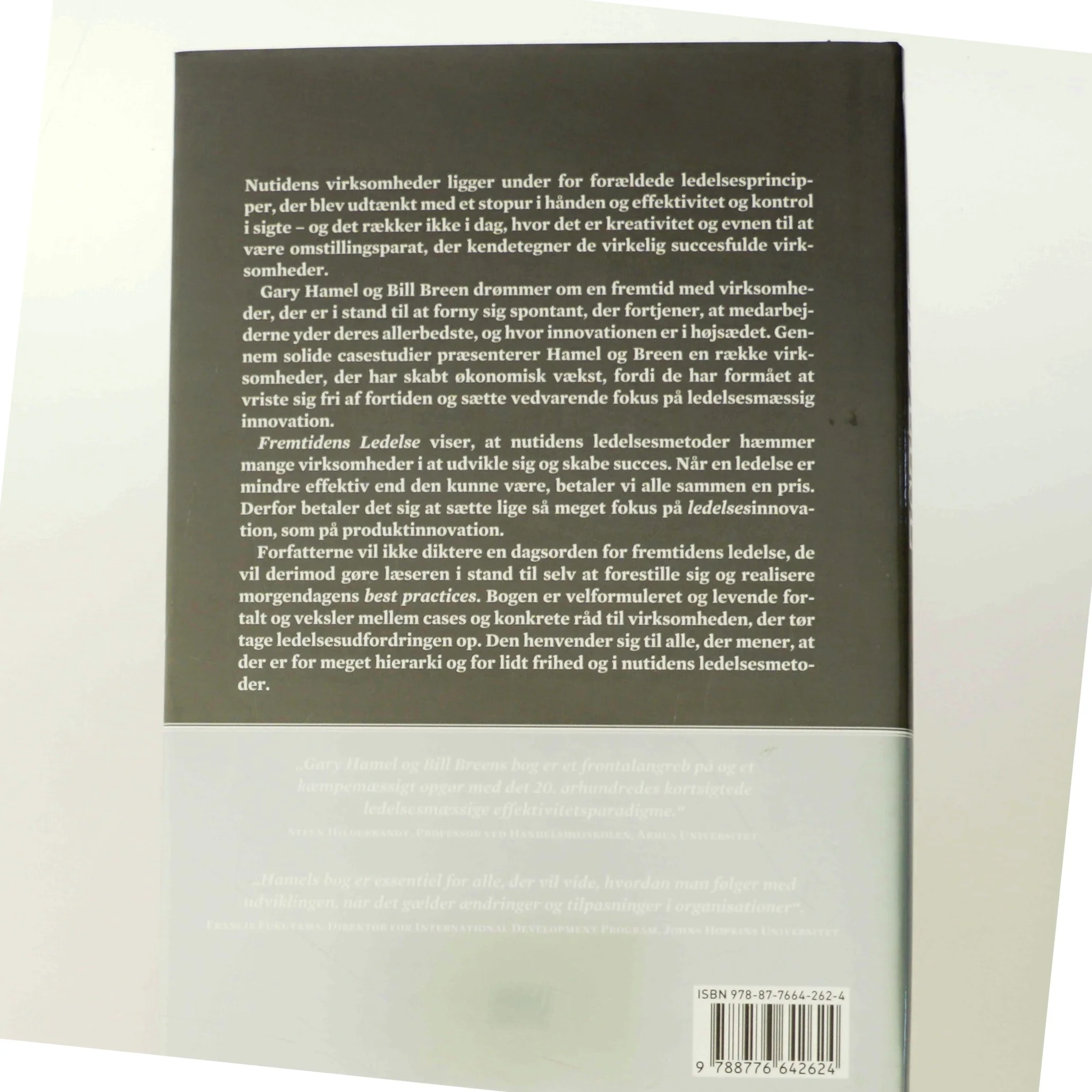 Fremtidens ledelse : sådan skabes langtidsholdbar succes (Bog)